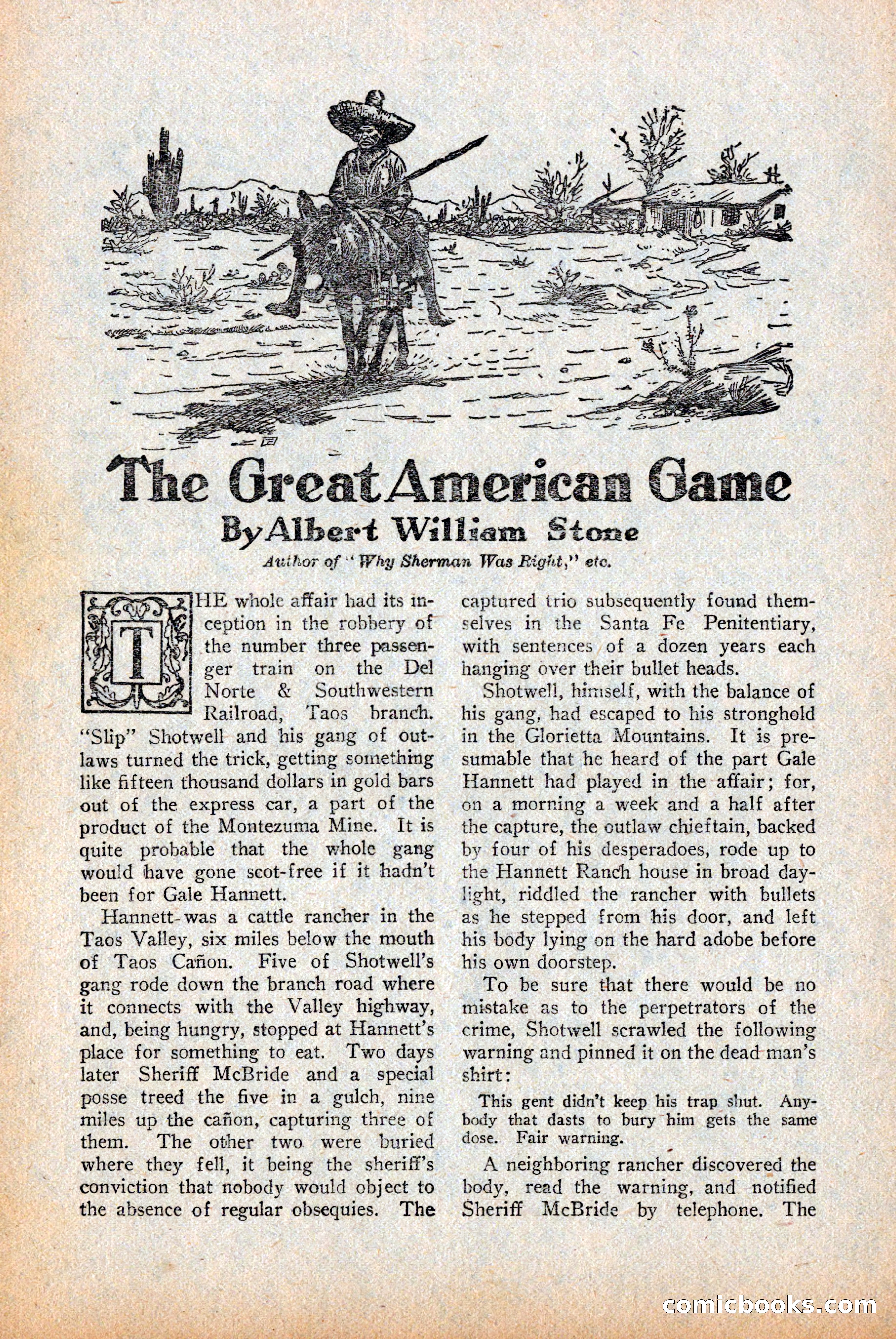 Western Story Magazine — page 120 of 146