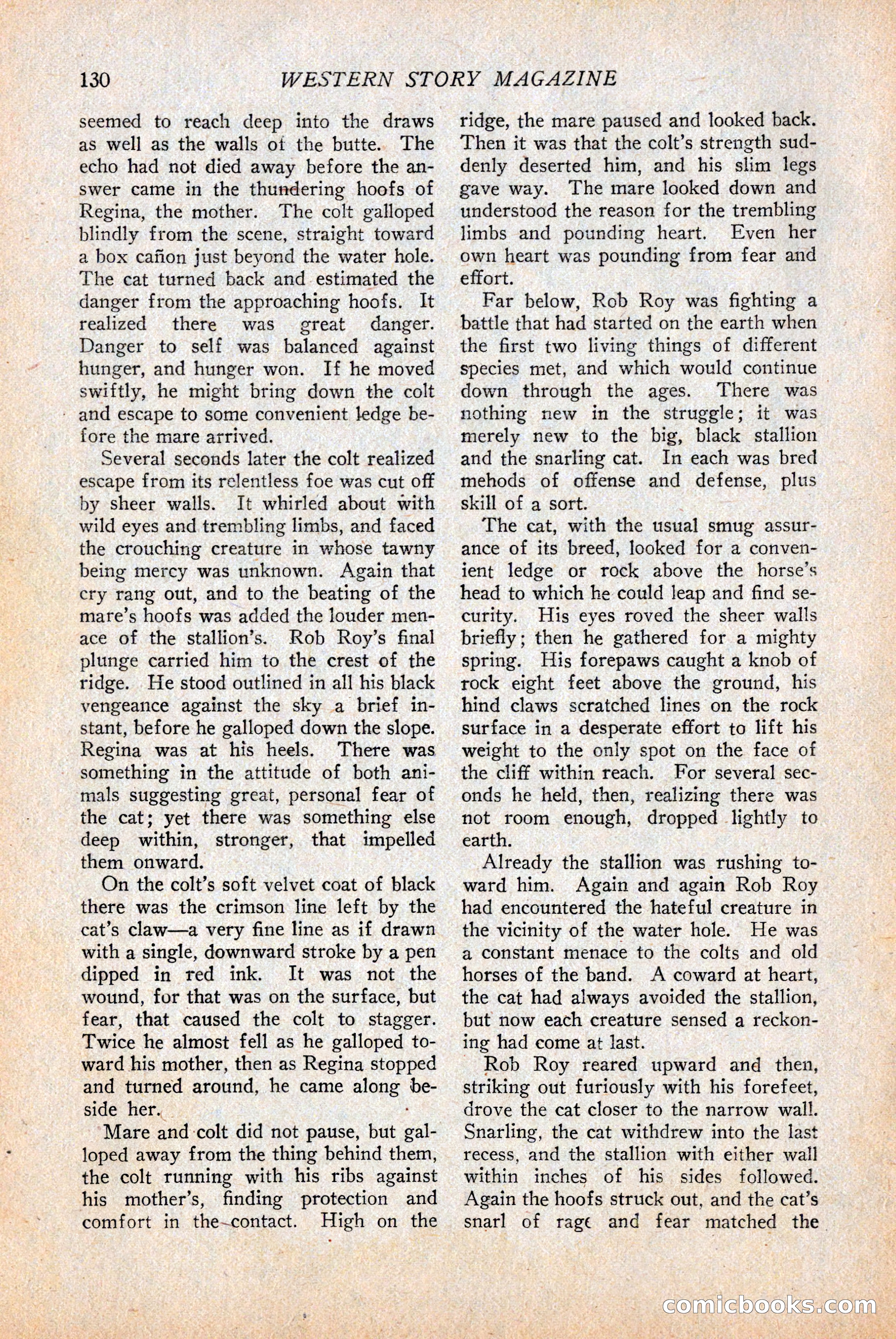 Western Story Magazine — page 132 of 146