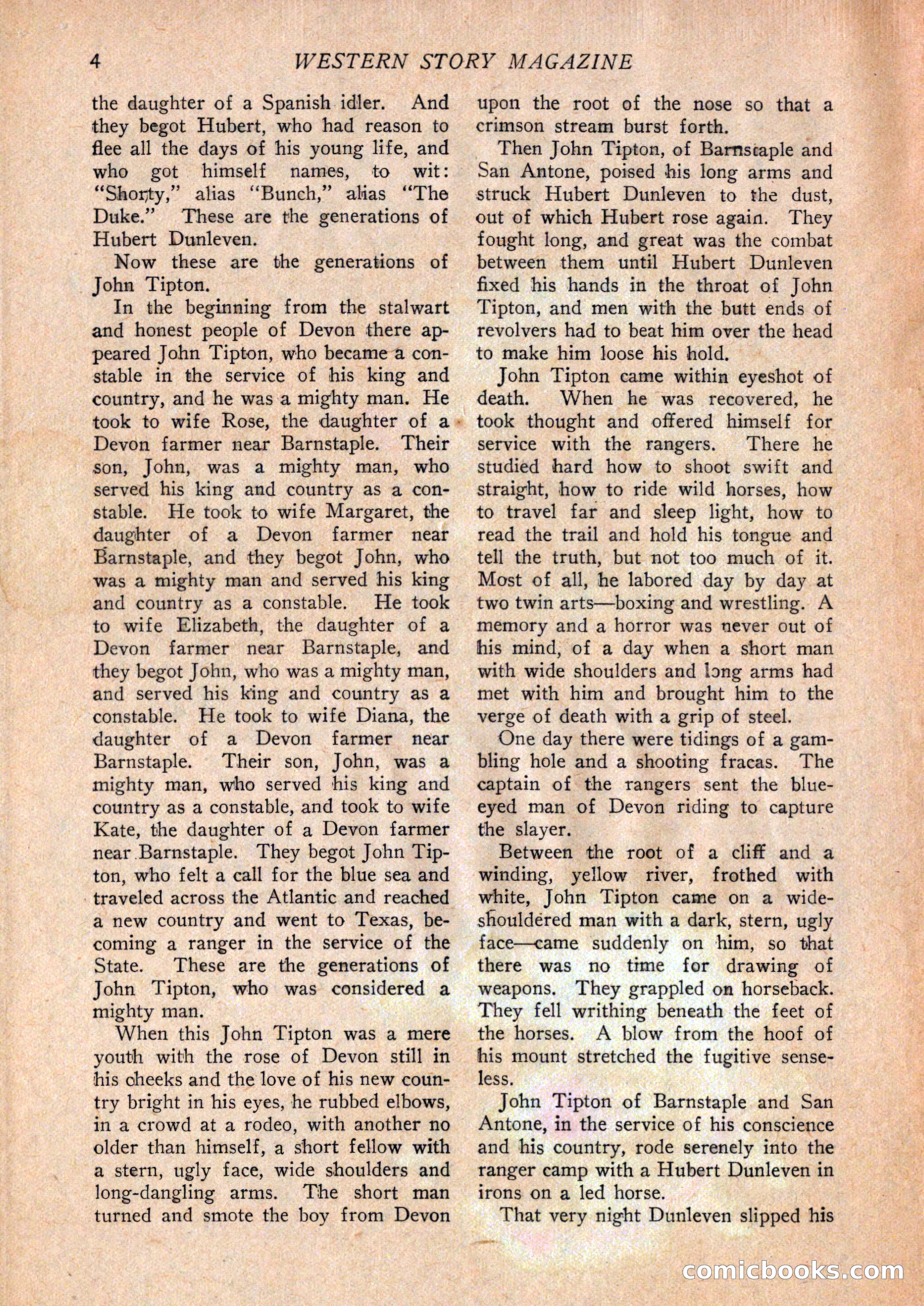 Western Story Magazine, February 27, 1926 — page 6 of 148