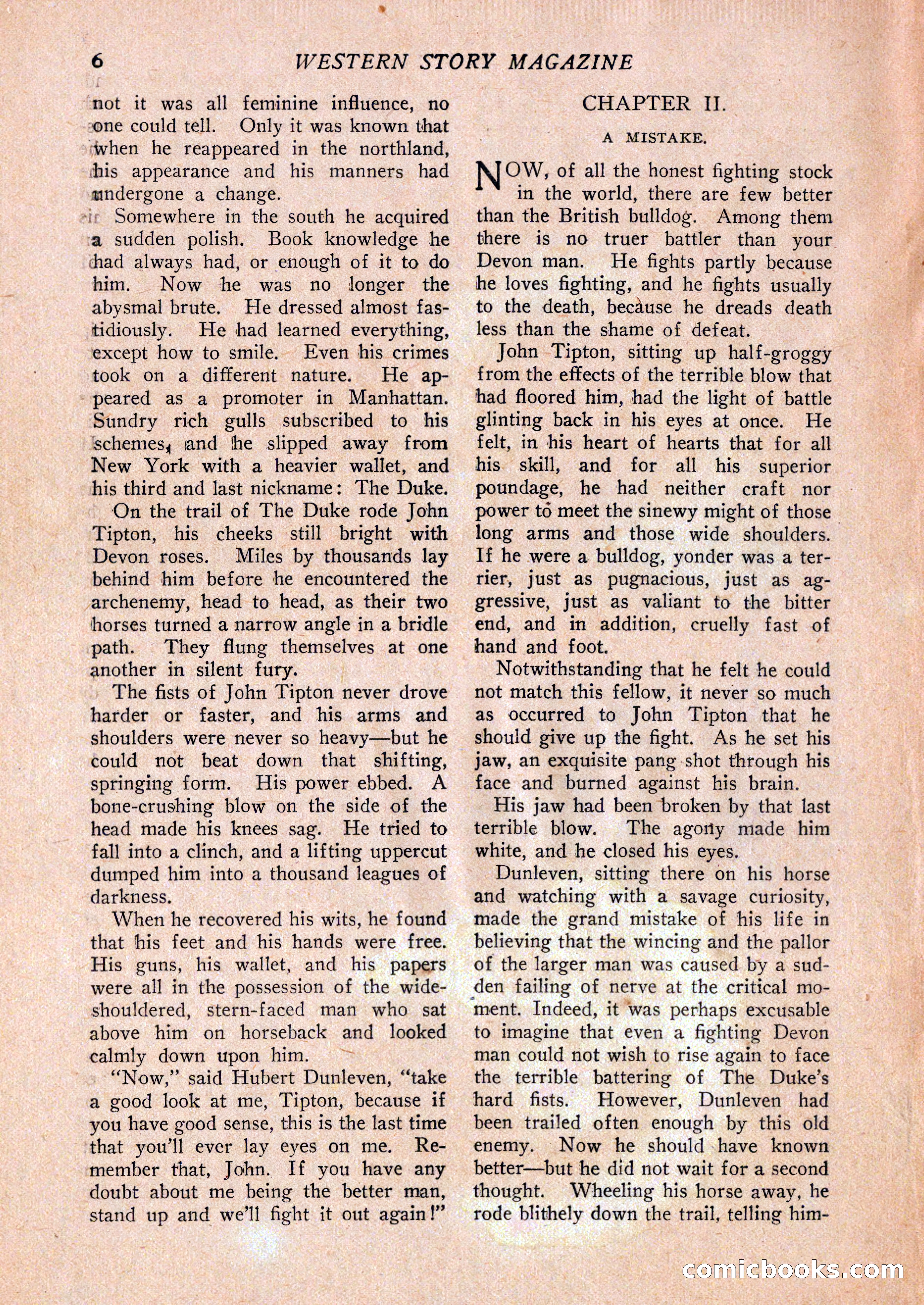 Western Story Magazine, February 27, 1926 — page 8 of 148