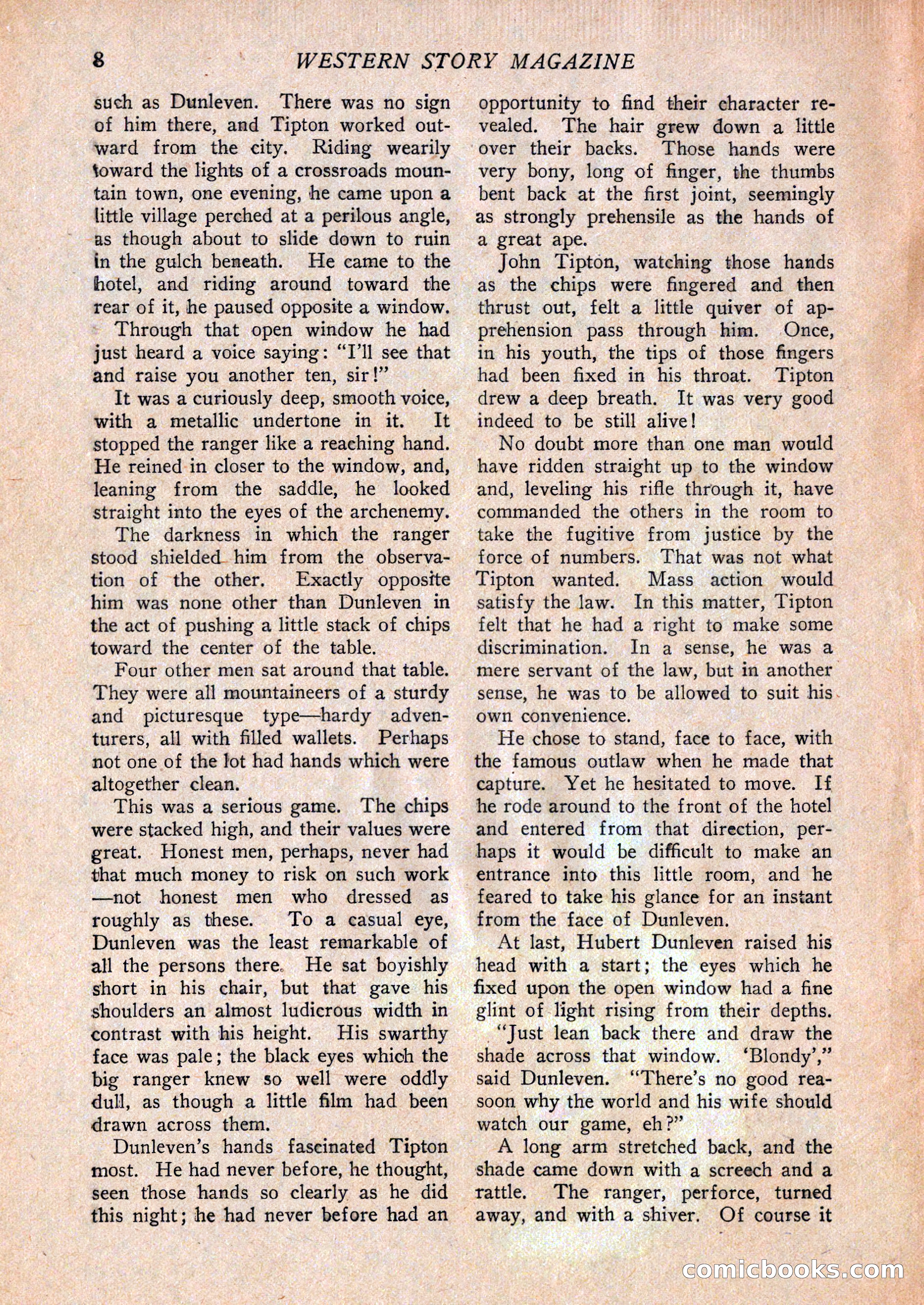 Western Story Magazine, February 27, 1926 — page 10 of 148