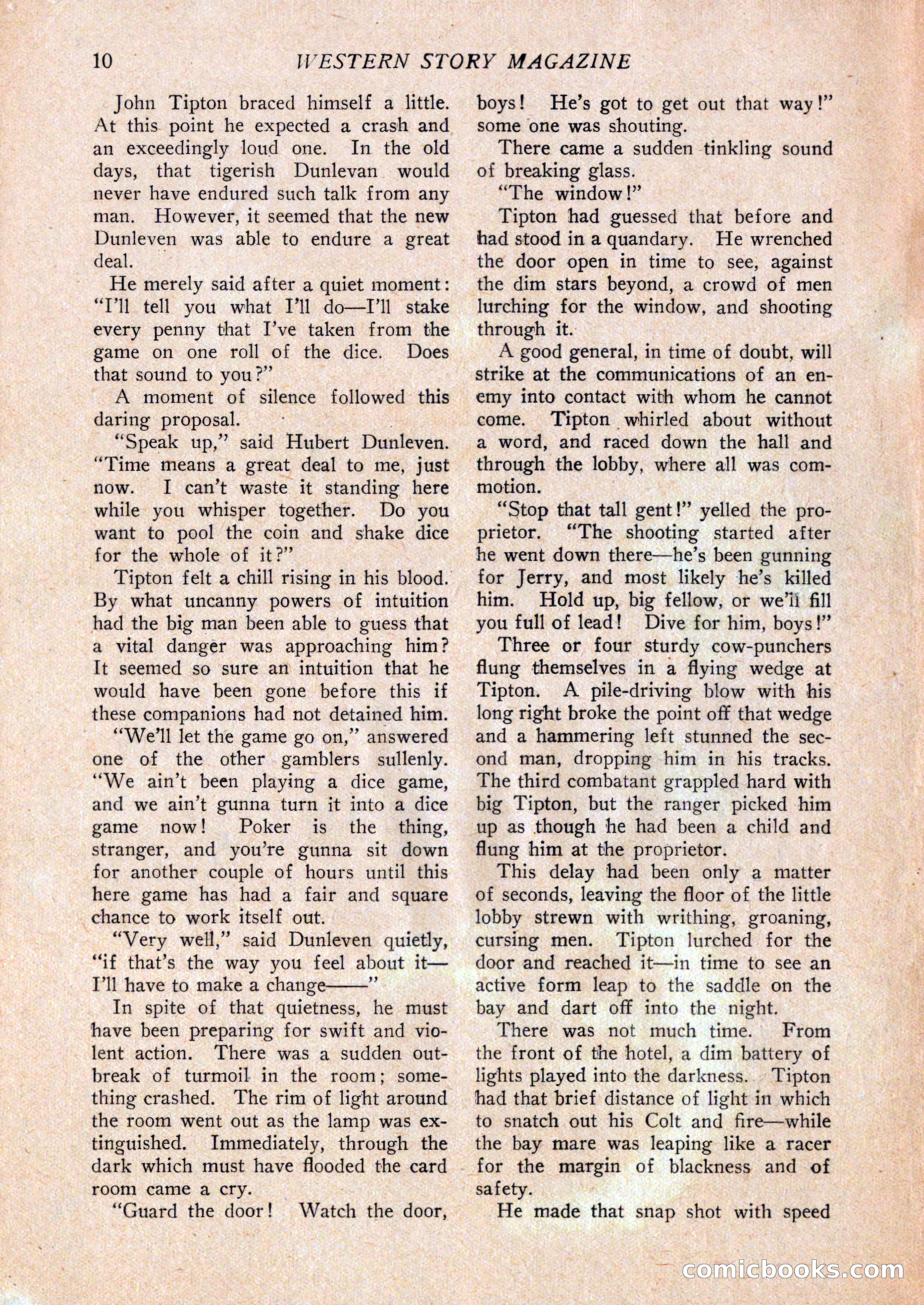Western Story Magazine, February 27, 1926 — page 12 of 148