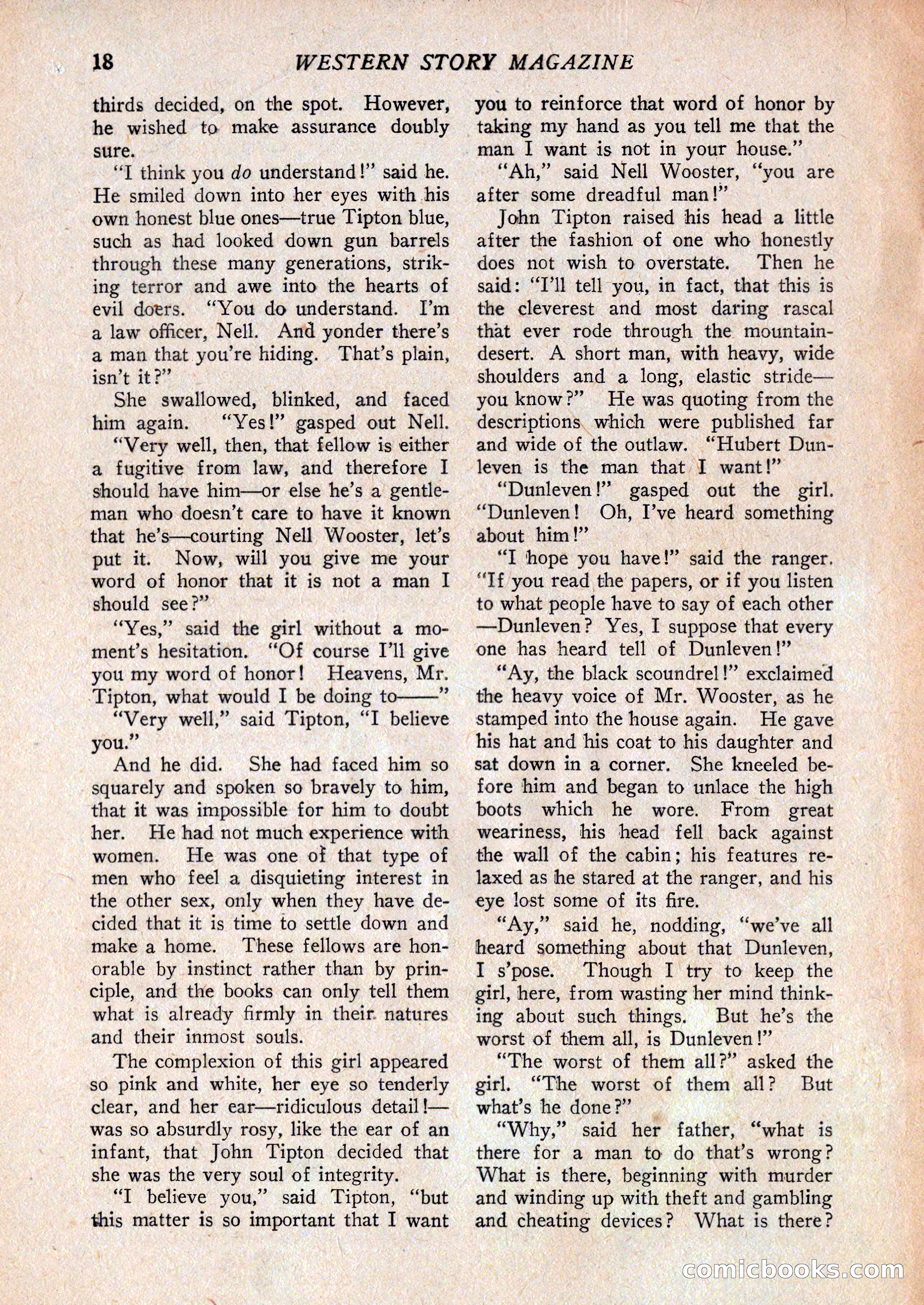 Western Story Magazine, February 27, 1926 — page 20 of 148