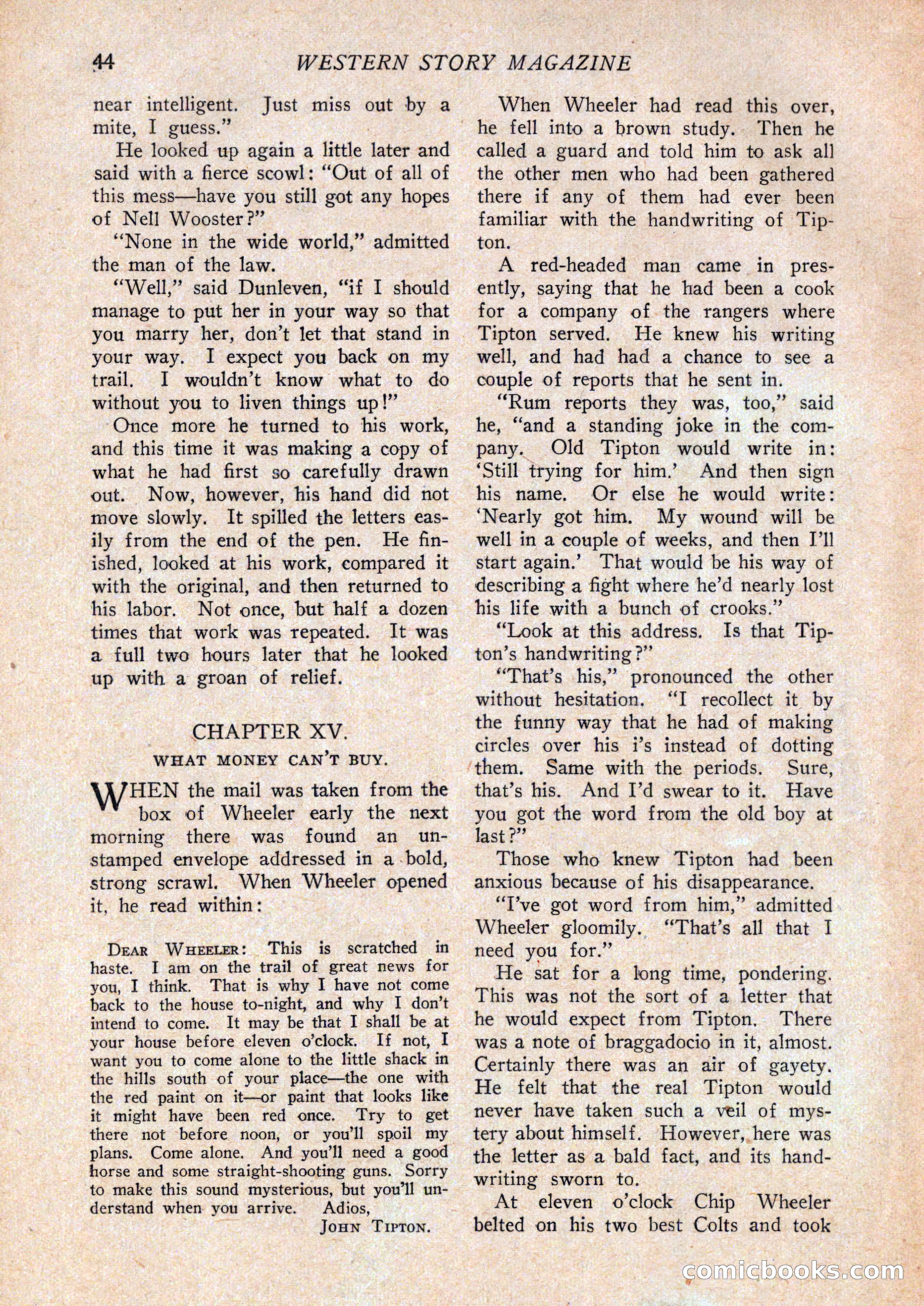 Western Story Magazine, February 27, 1926 — page 46 of 148