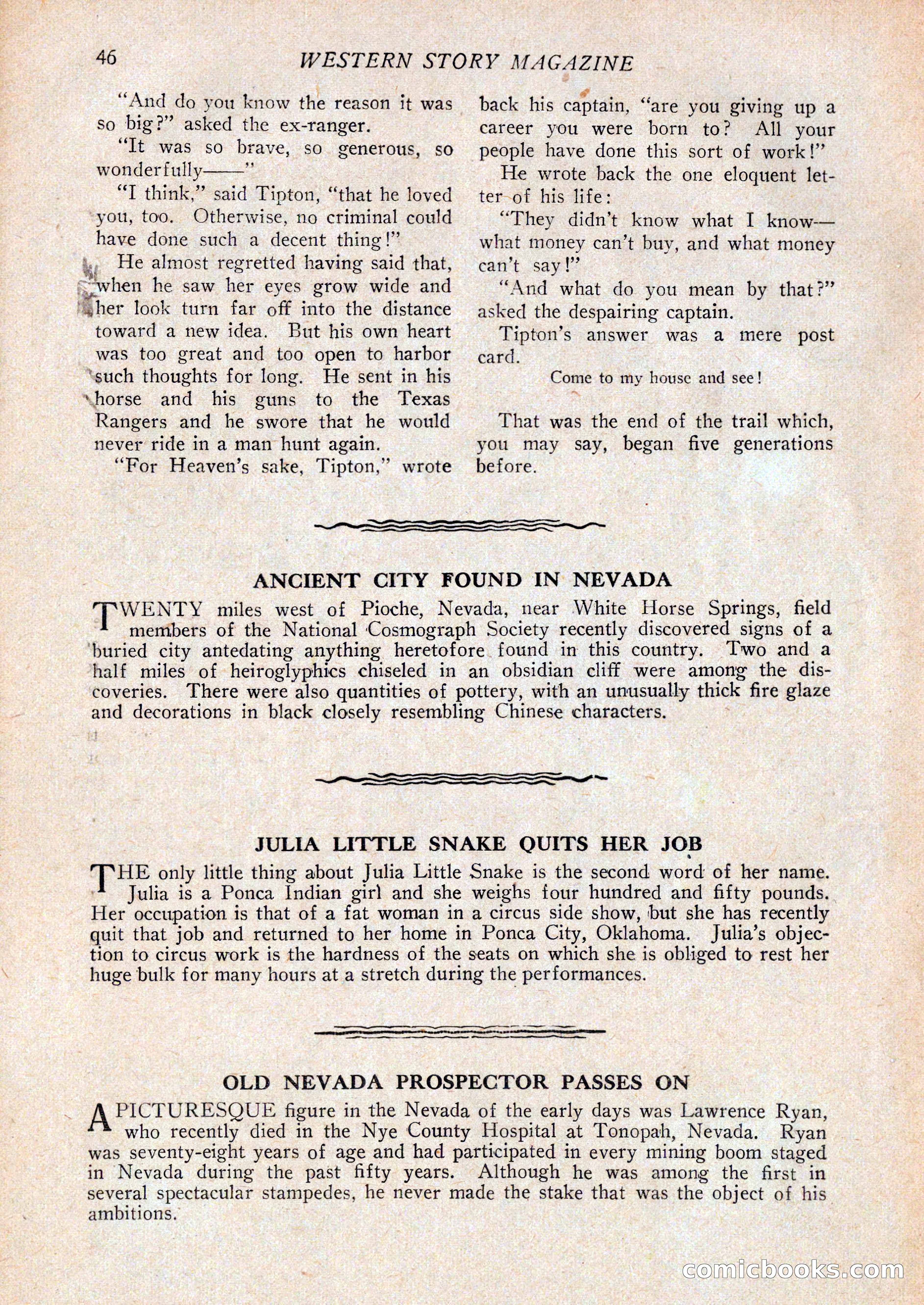 Western Story Magazine, February 27, 1926 — page 48 of 148