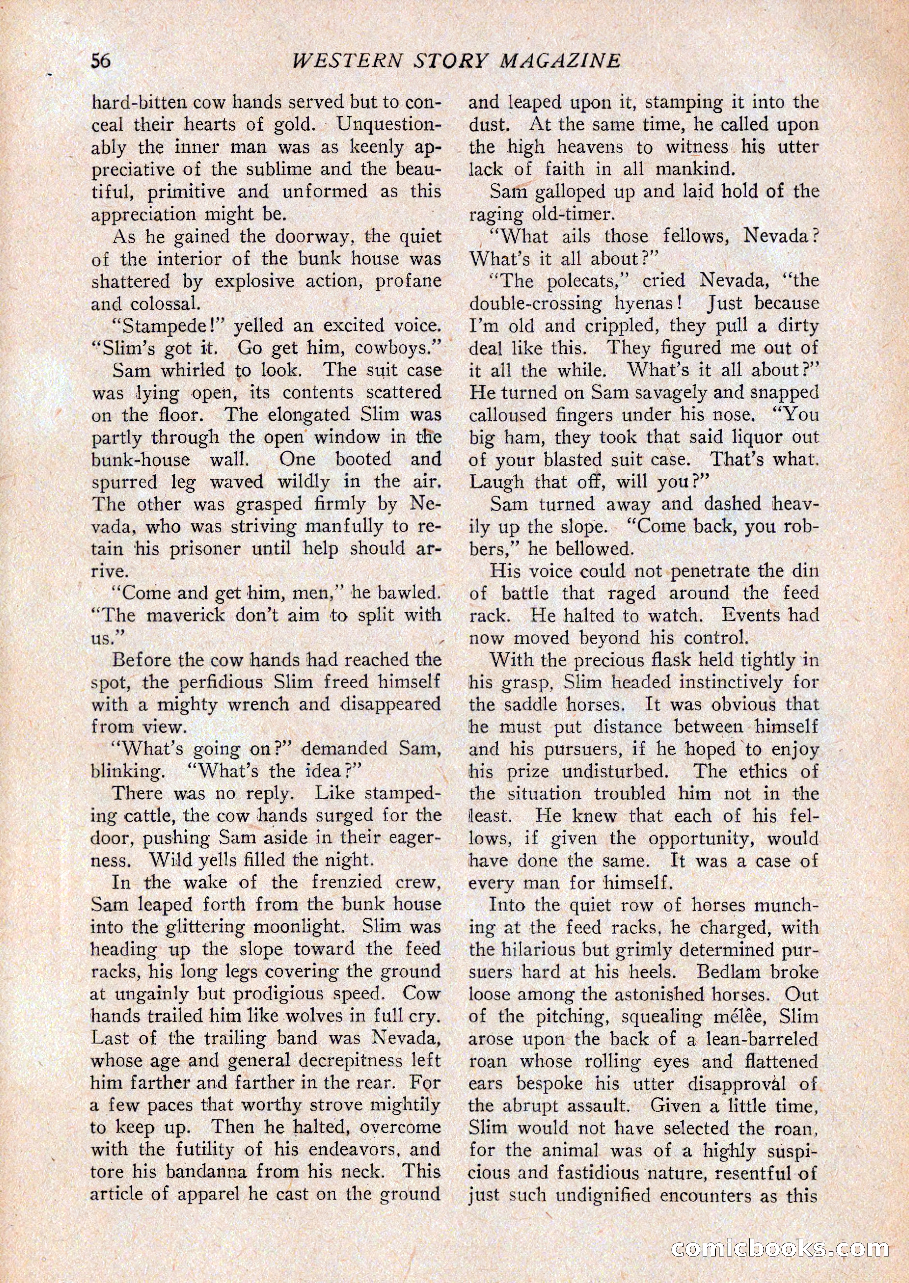 Western Story Magazine, February 27, 1926 — page 58 of 148