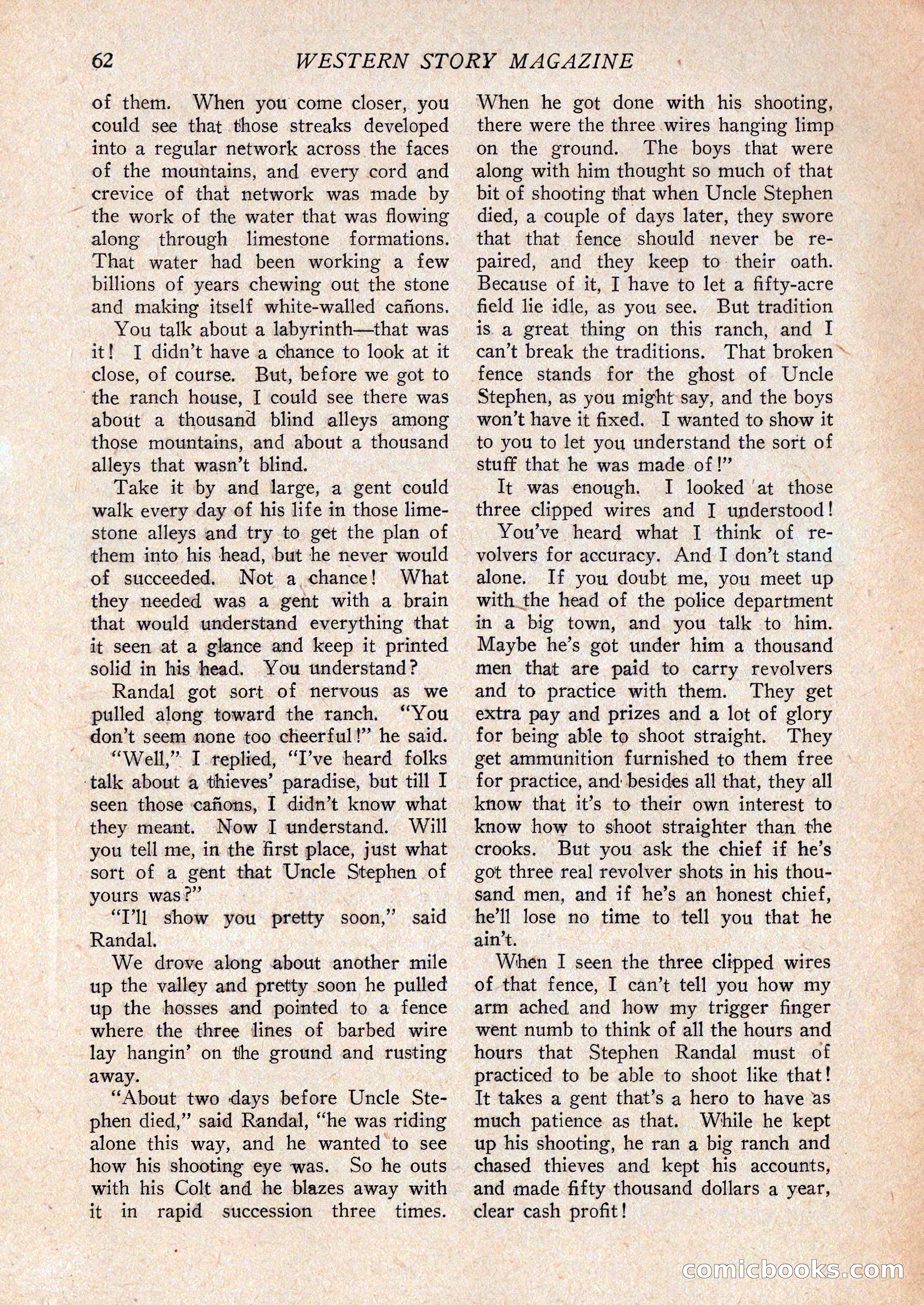 Western Story Magazine, February 27, 1926 — page 64 of 148