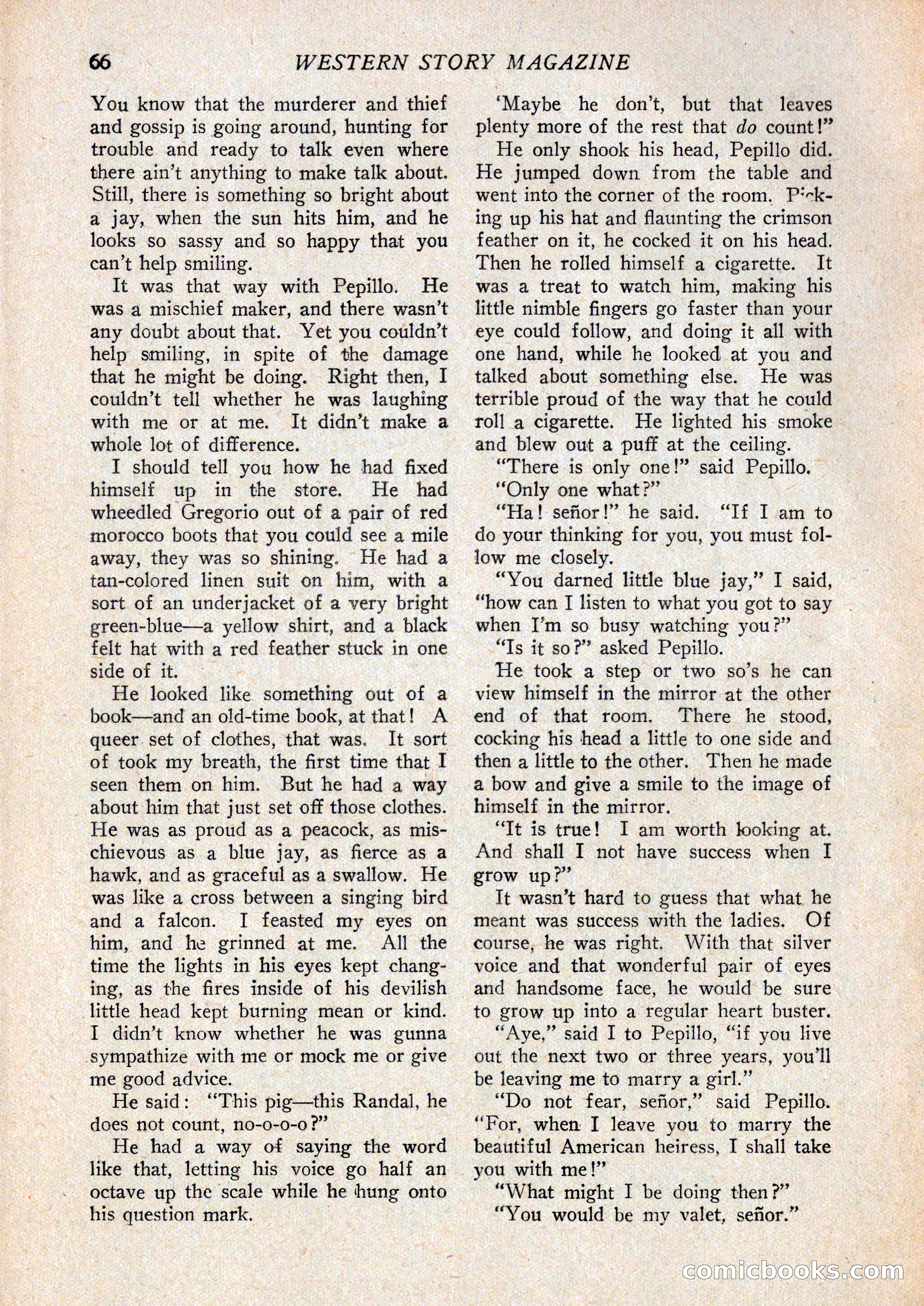 Western Story Magazine, February 27, 1926 — page 68 of 148