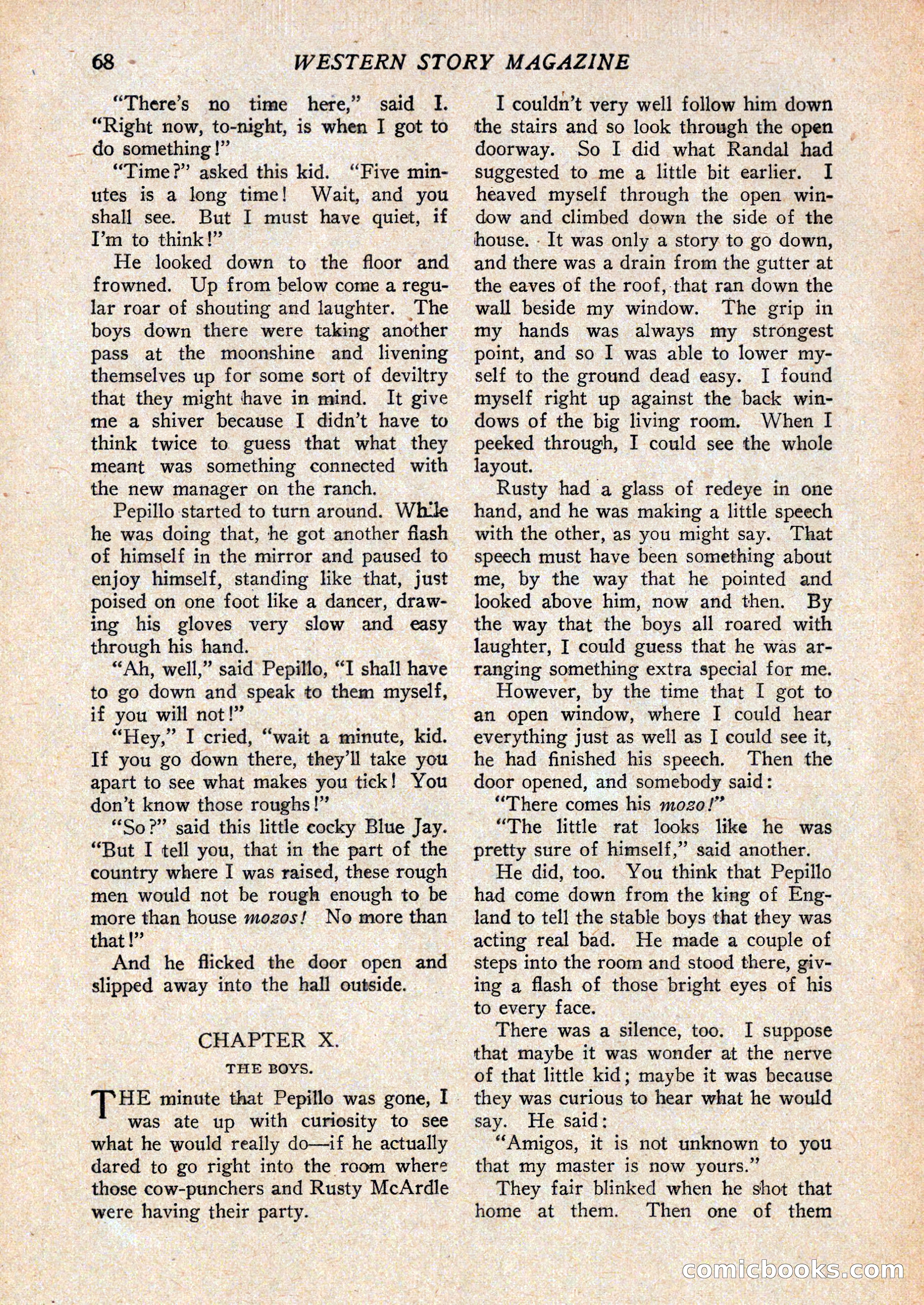 Western Story Magazine, February 27, 1926 — page 70 of 148