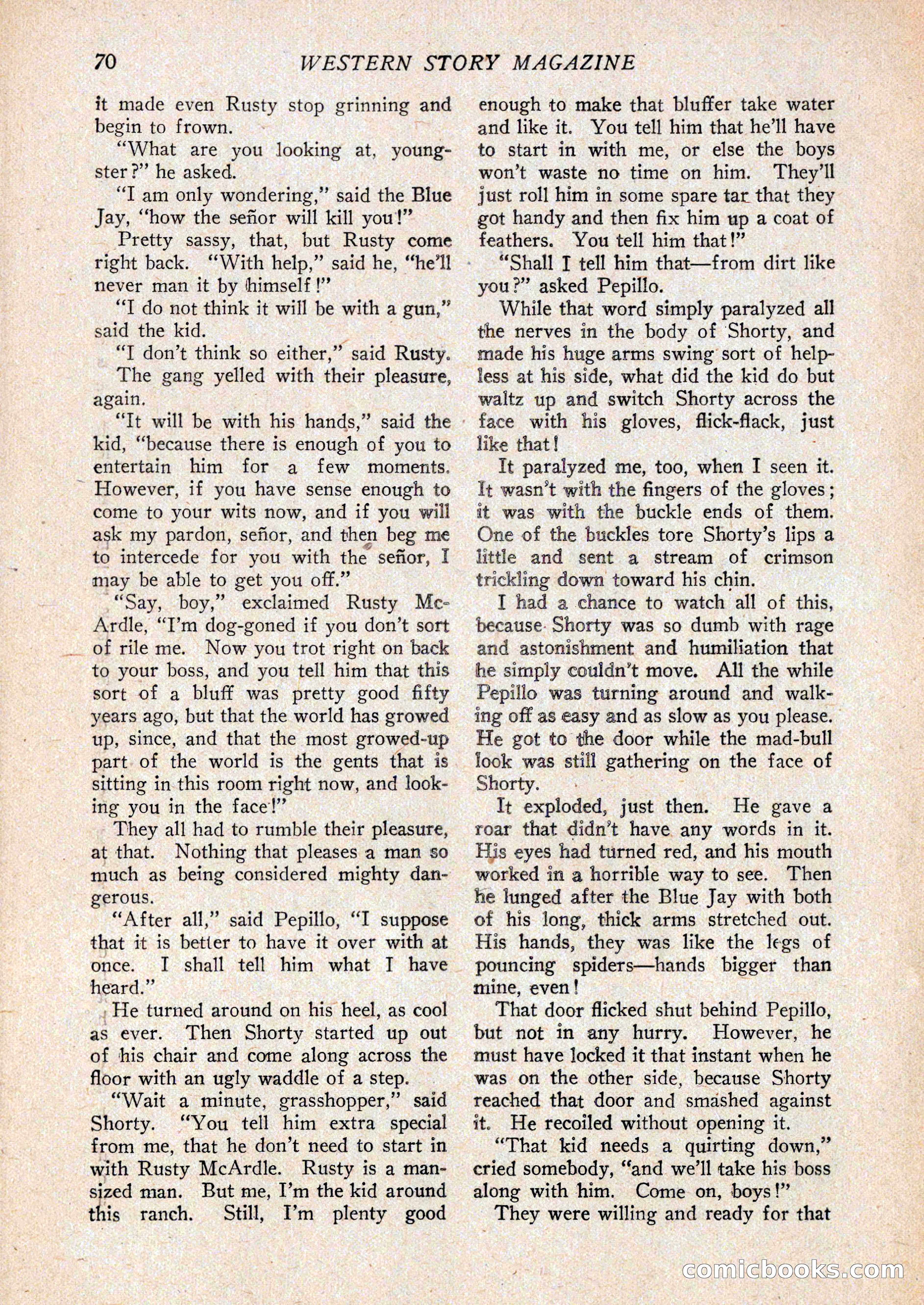Western Story Magazine, February 27, 1926 — page 72 of 148