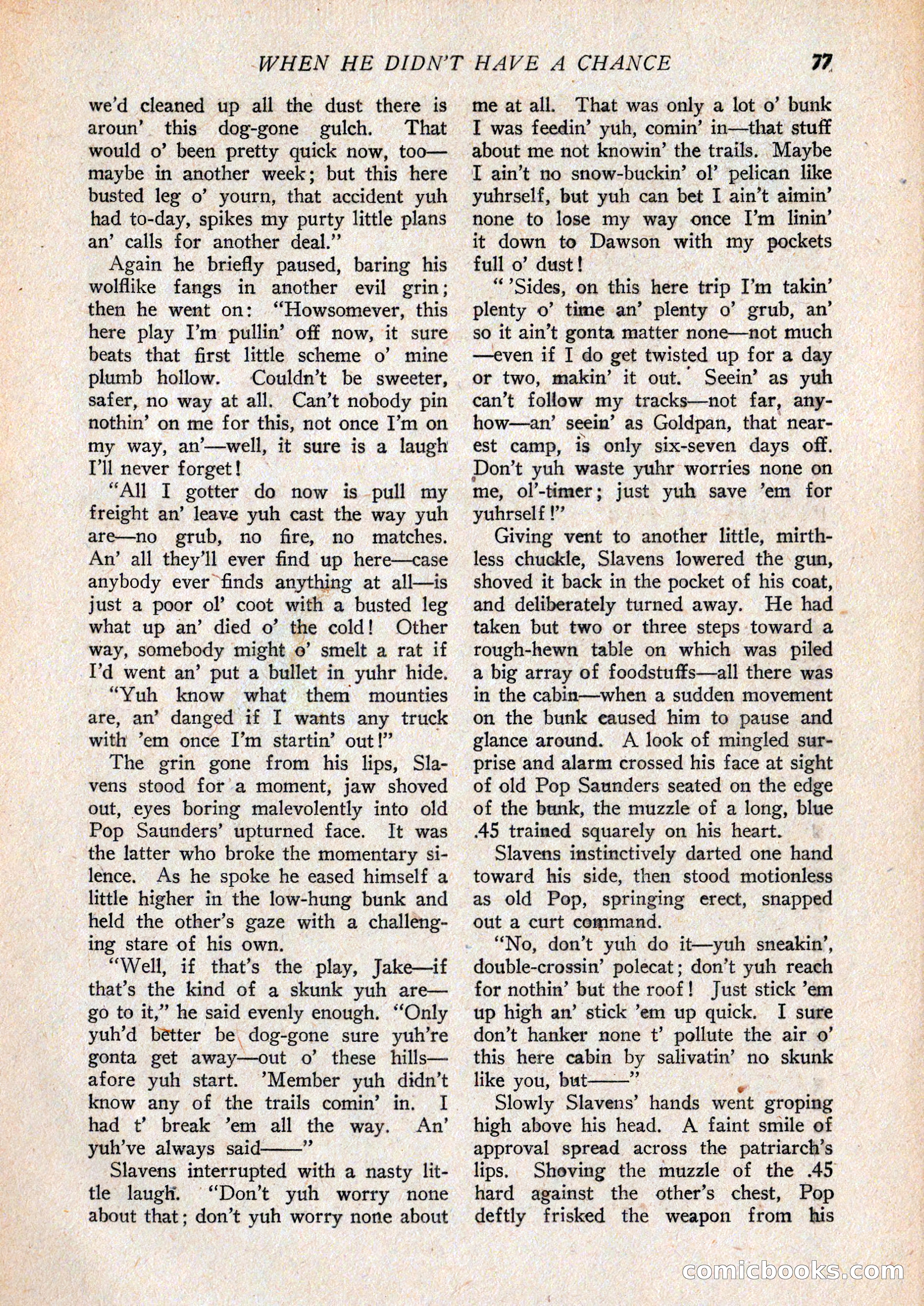 Western Story Magazine, February 27, 1926 — page 79 of 148
