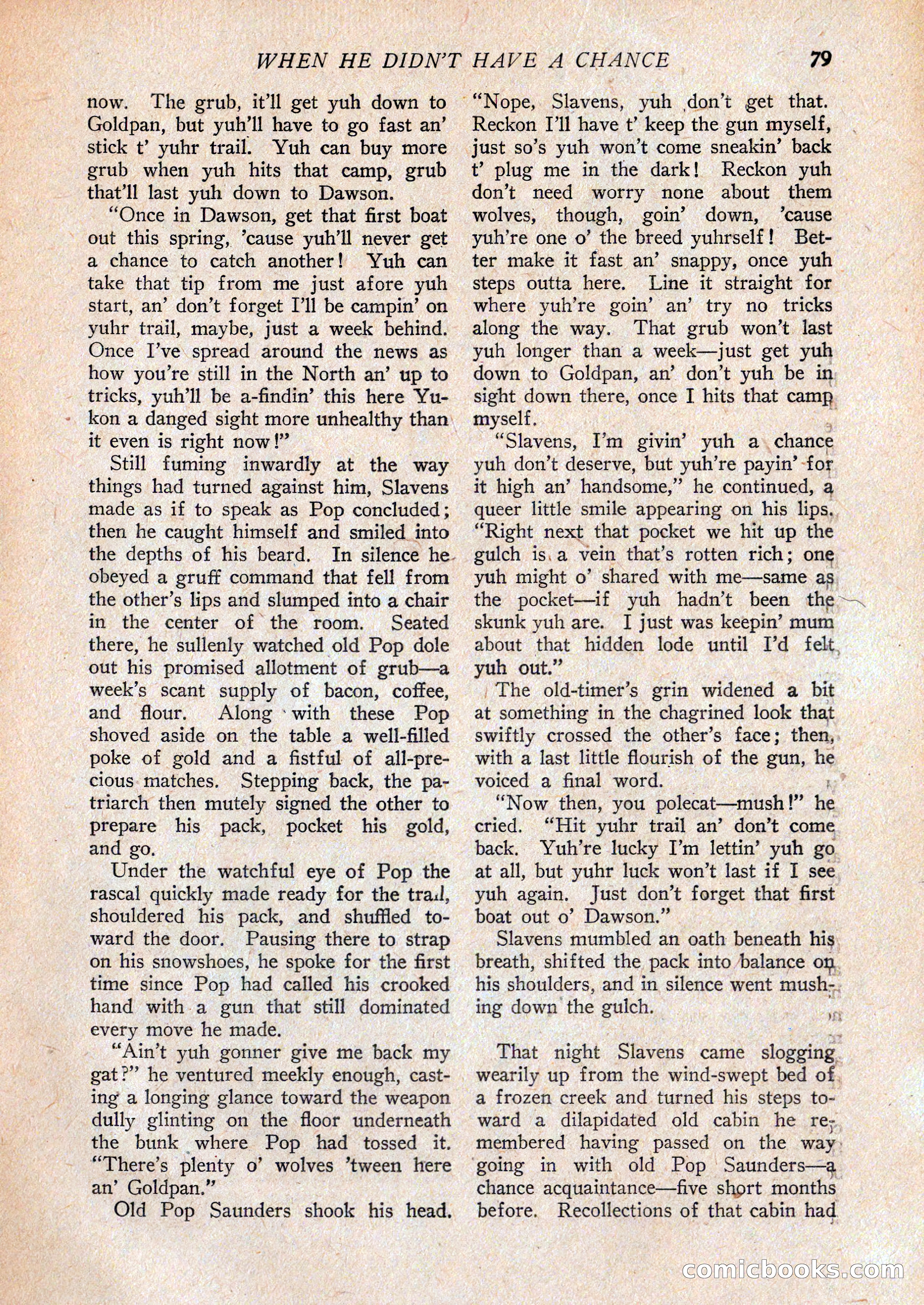 Western Story Magazine, February 27, 1926 — page 81 of 148