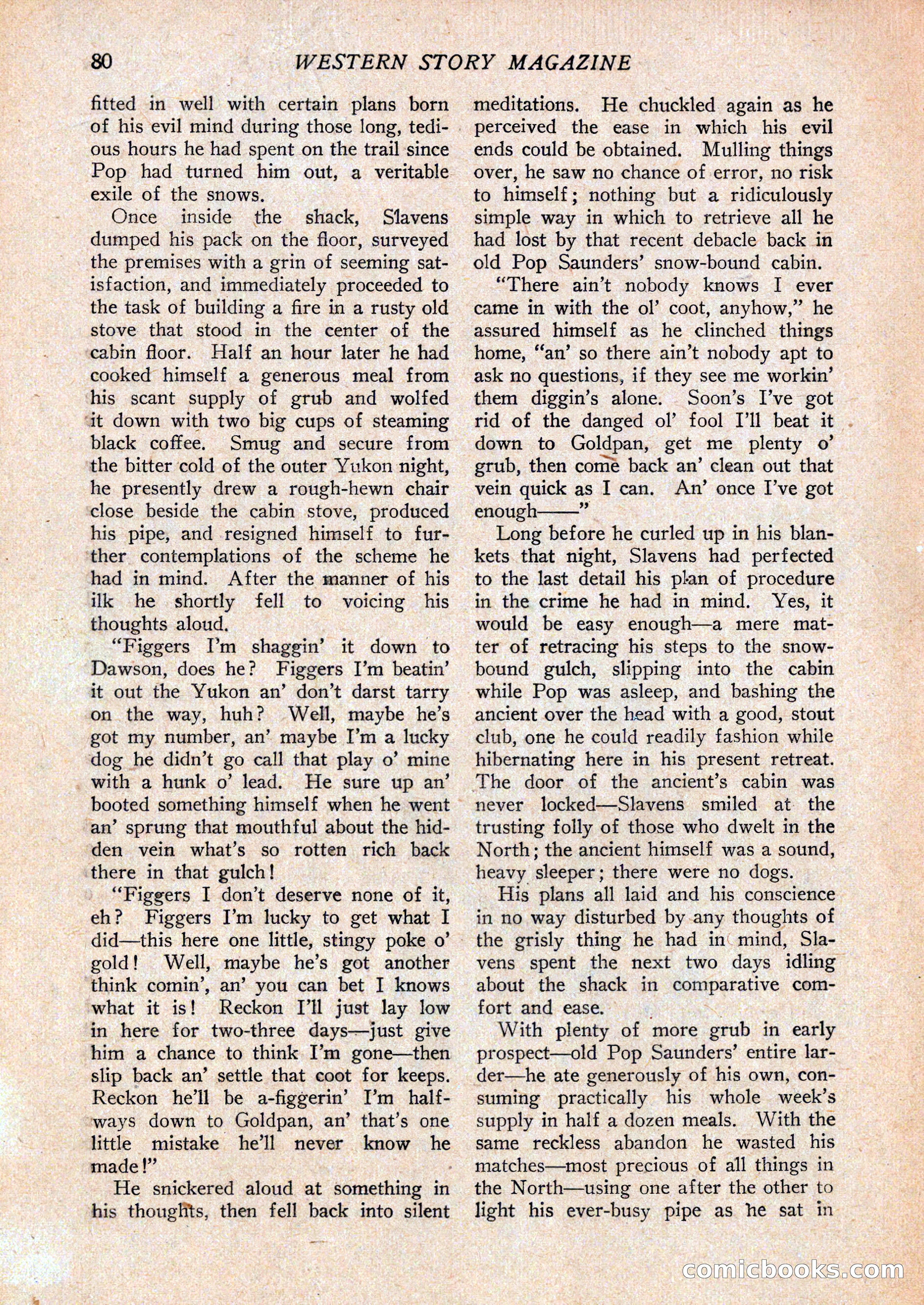 Western Story Magazine, February 27, 1926 — page 82 of 148