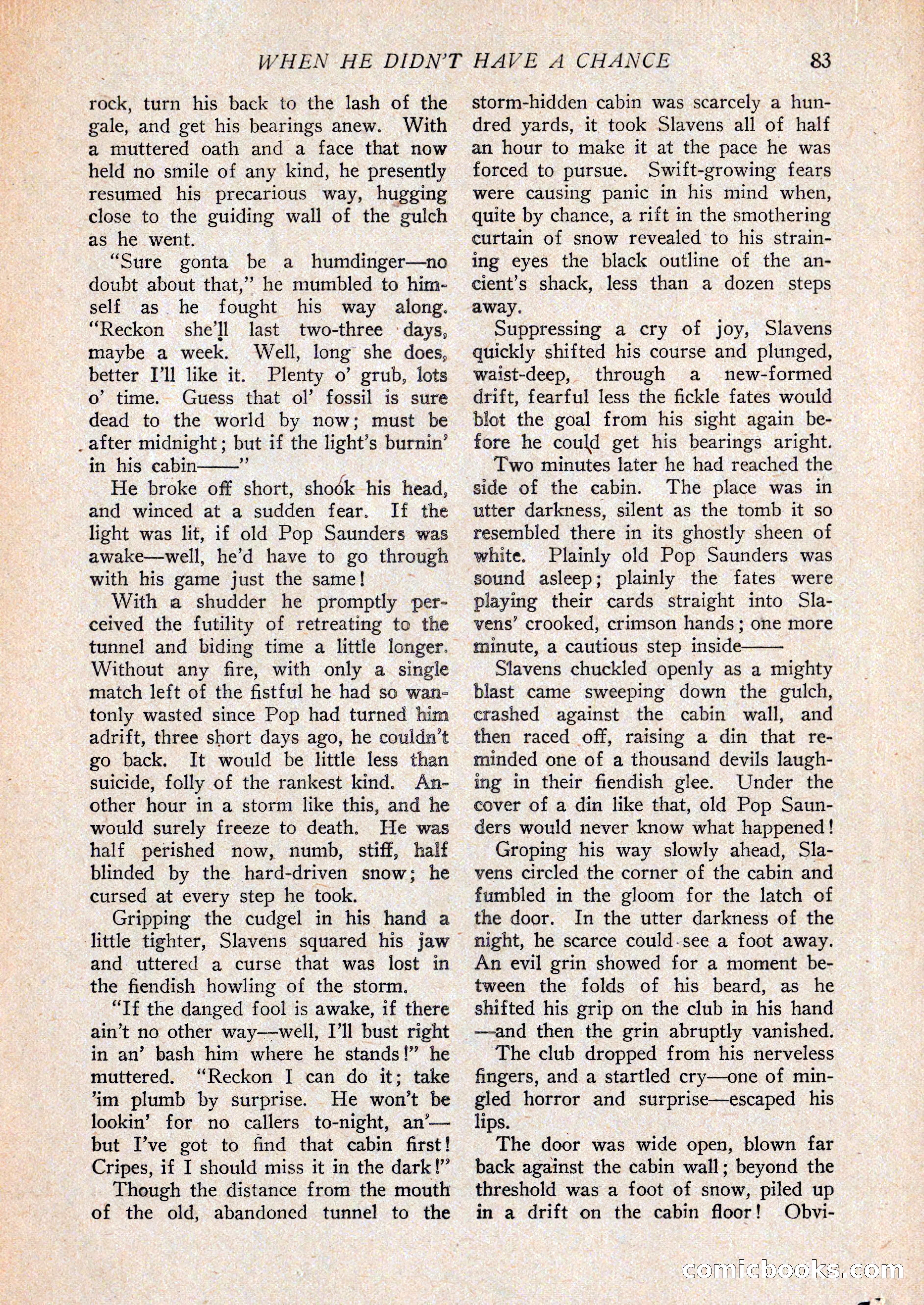 Western Story Magazine, February 27, 1926 — page 85 of 148