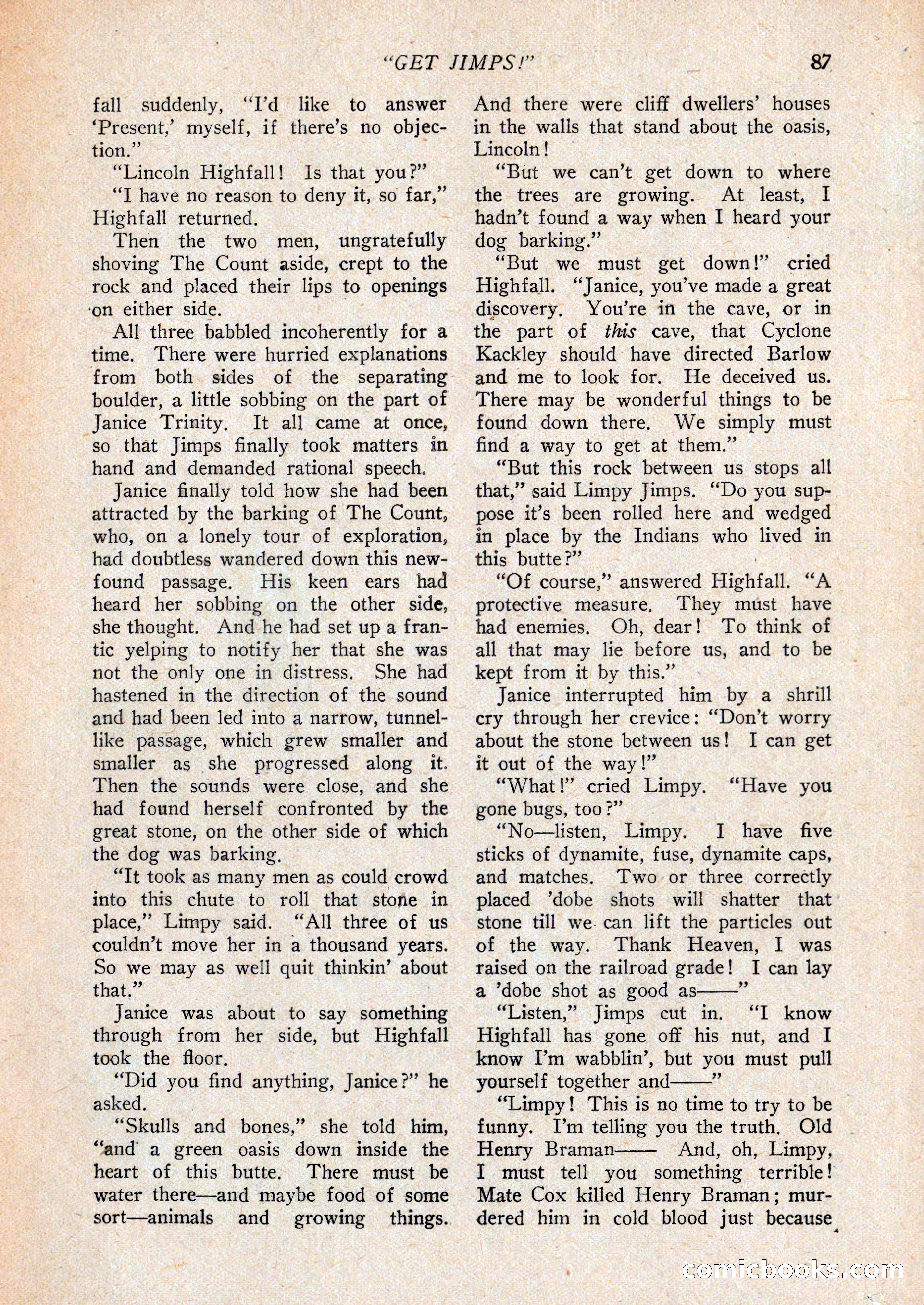 Western Story Magazine, February 27, 1926 — page 89 of 148