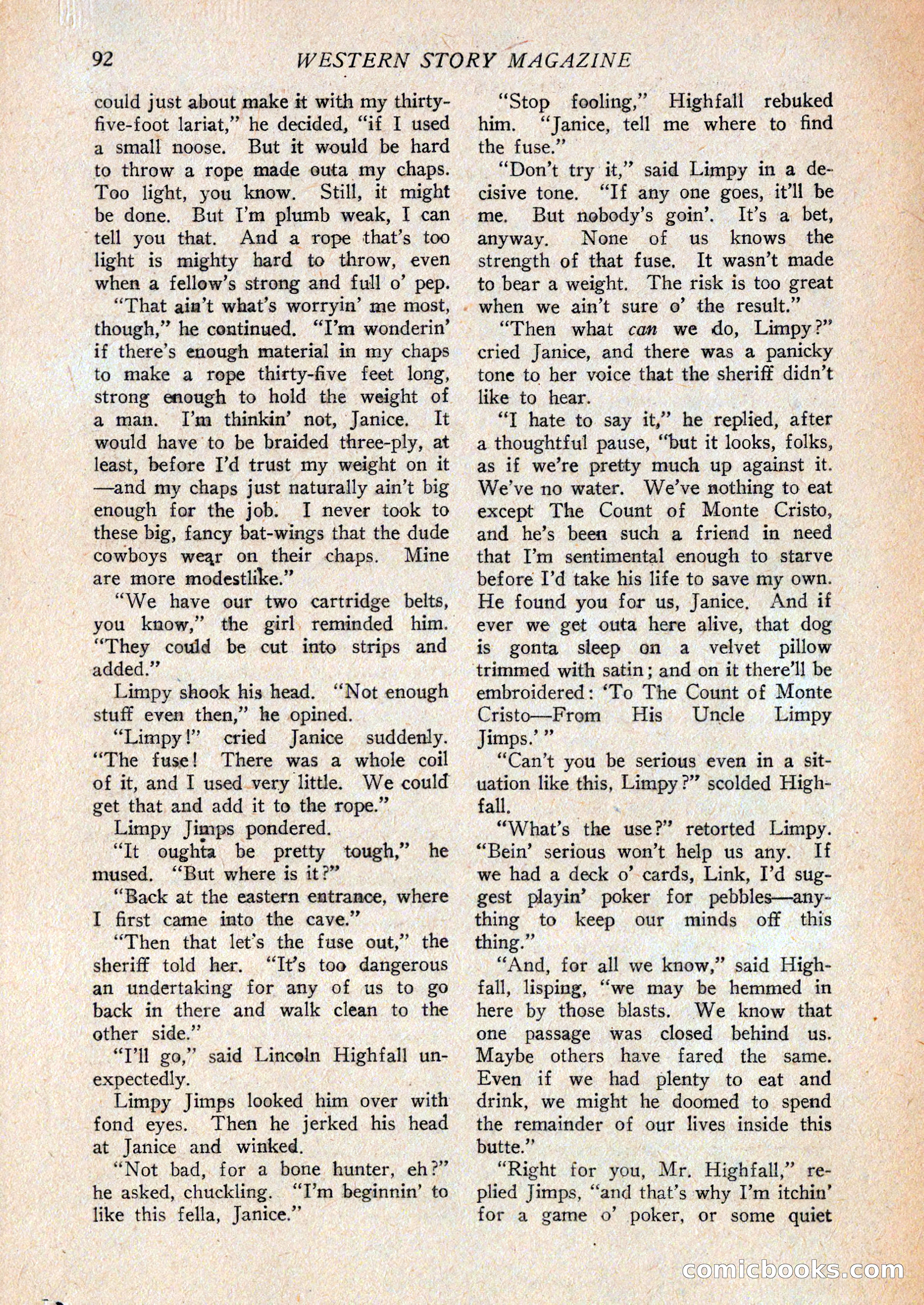 Western Story Magazine, February 27, 1926 — page 94 of 148