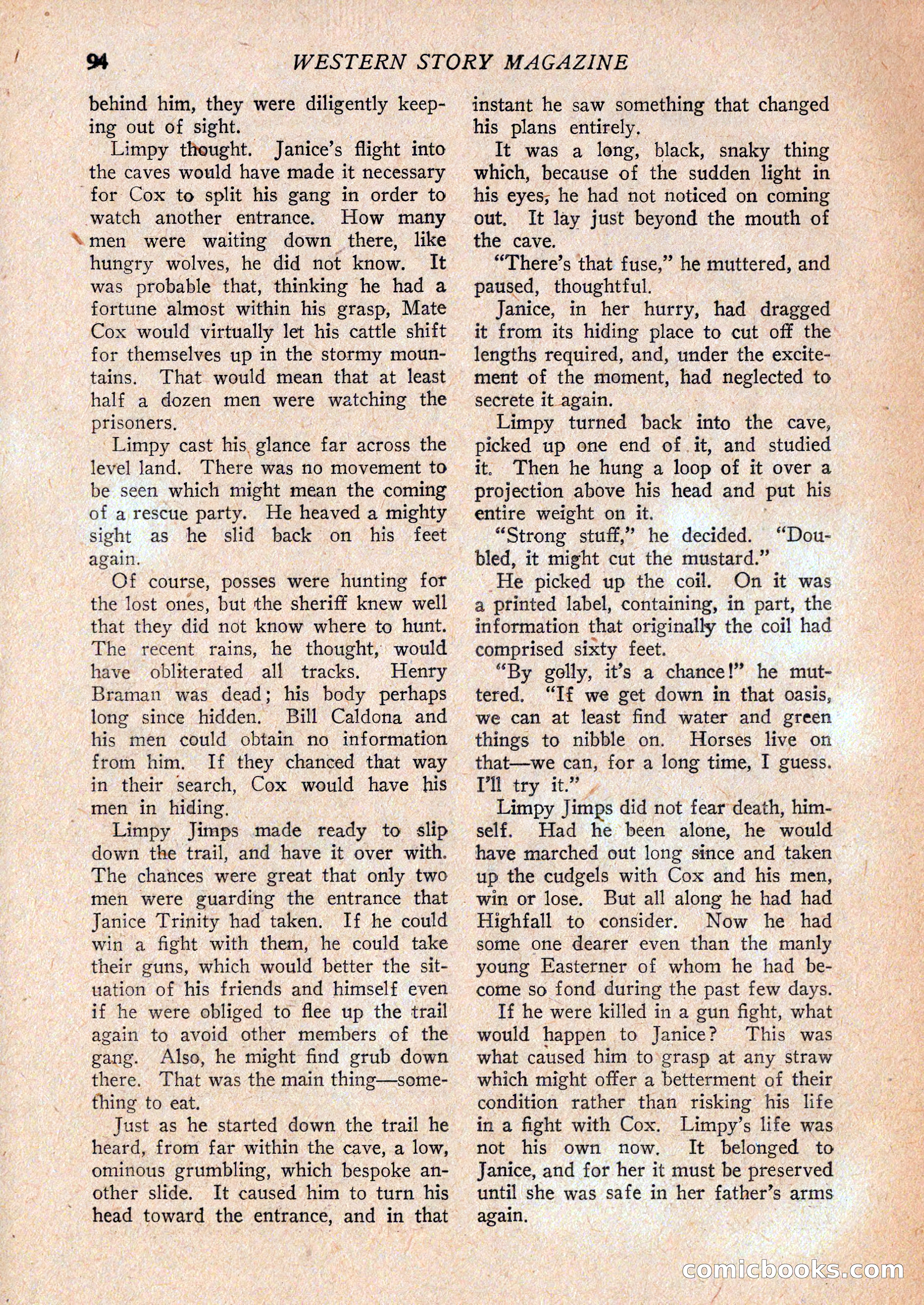 Western Story Magazine, February 27, 1926 — page 96 of 148