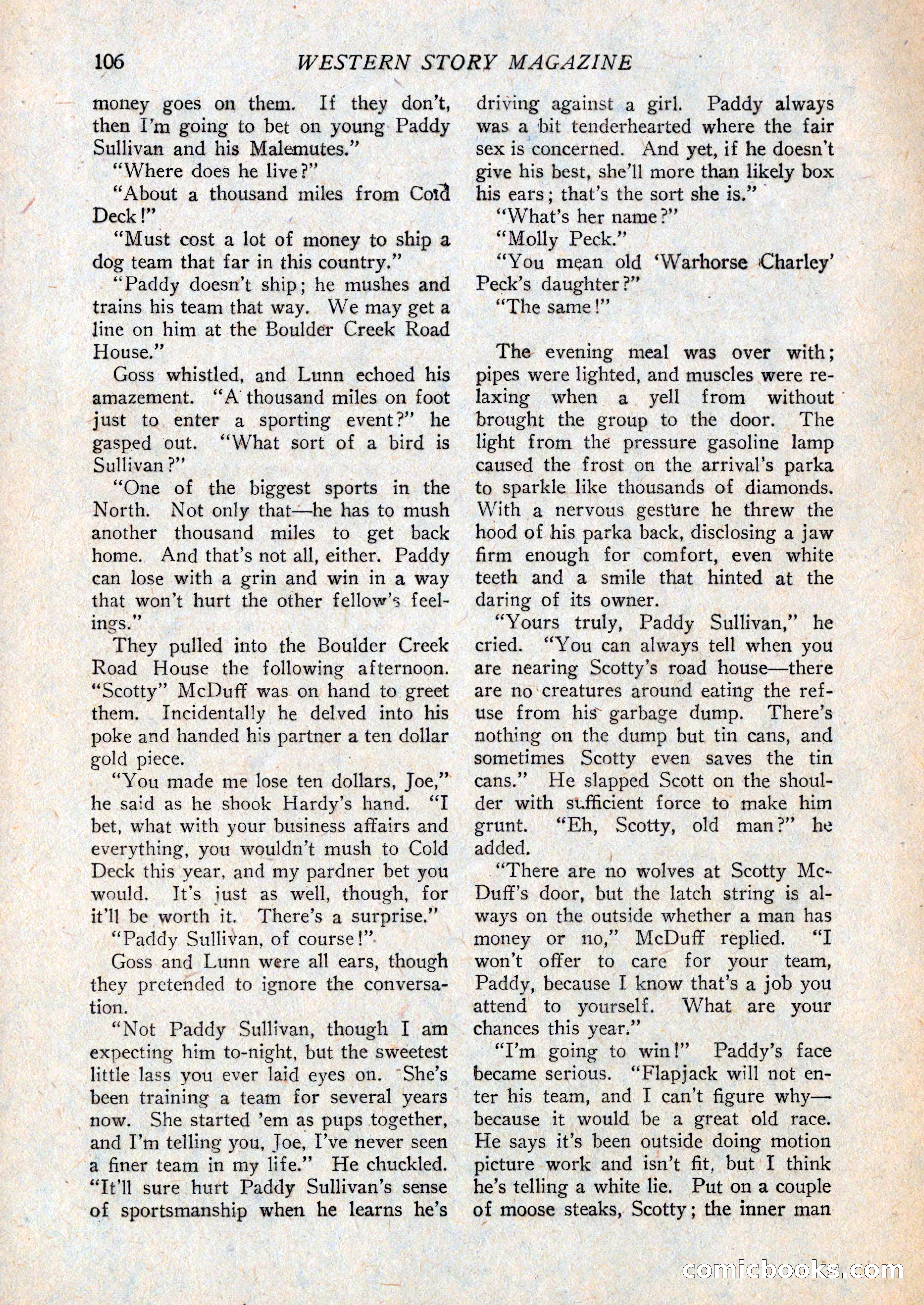 Western Story Magazine, February 27, 1926 — page 108 of 148