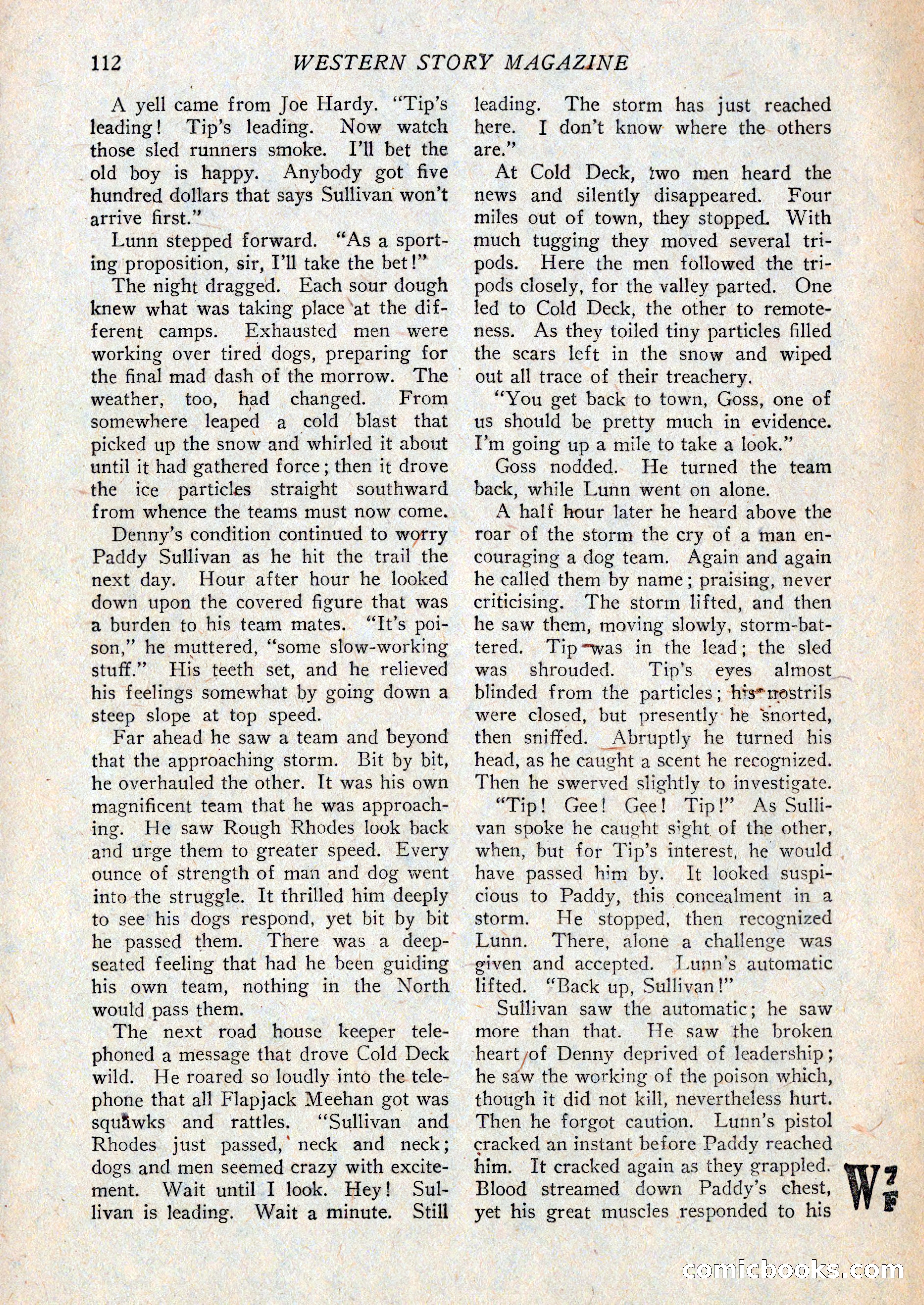 Western Story Magazine, February 27, 1926 — page 114 of 148