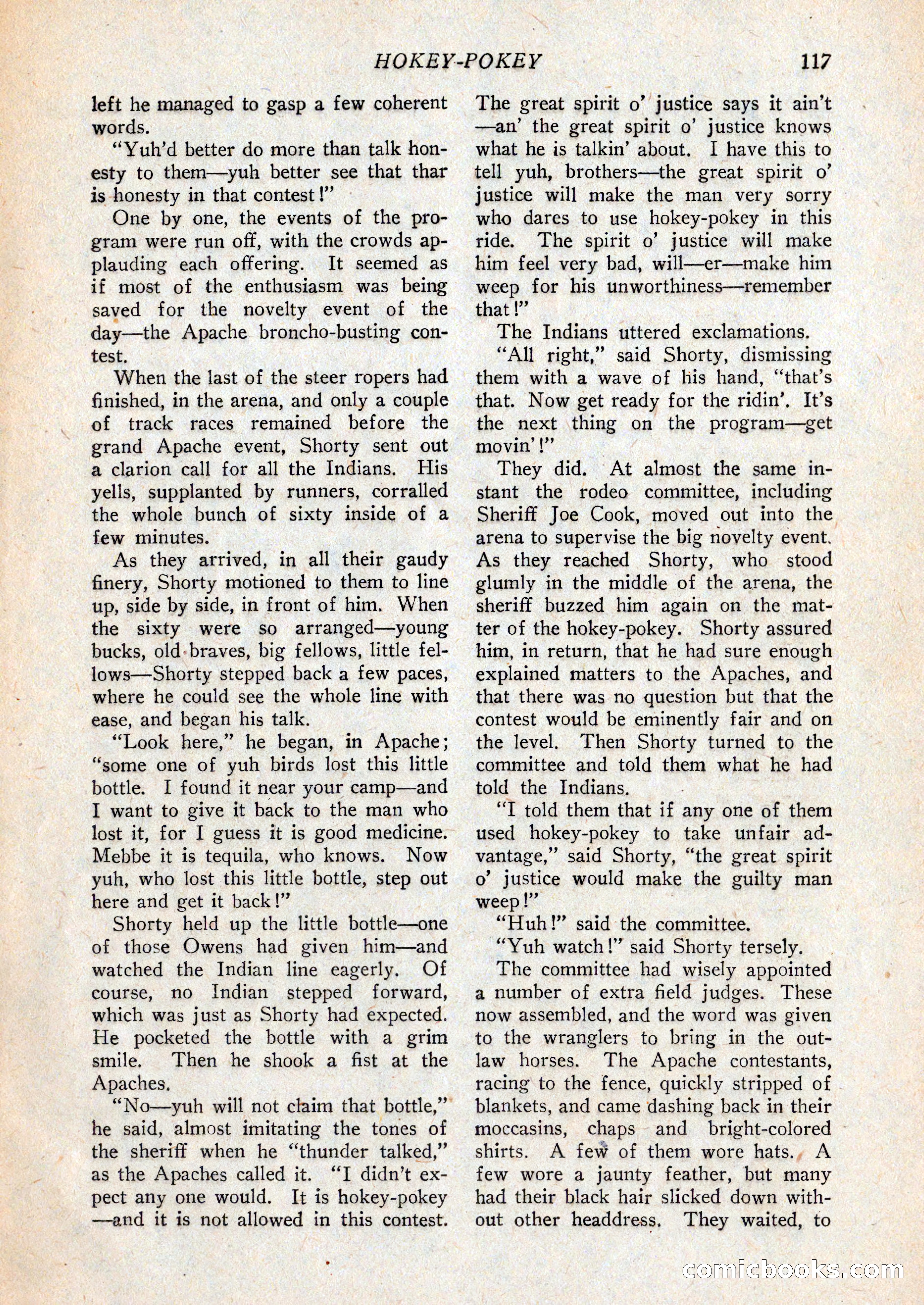 Western Story Magazine, February 27, 1926 — page 119 of 148