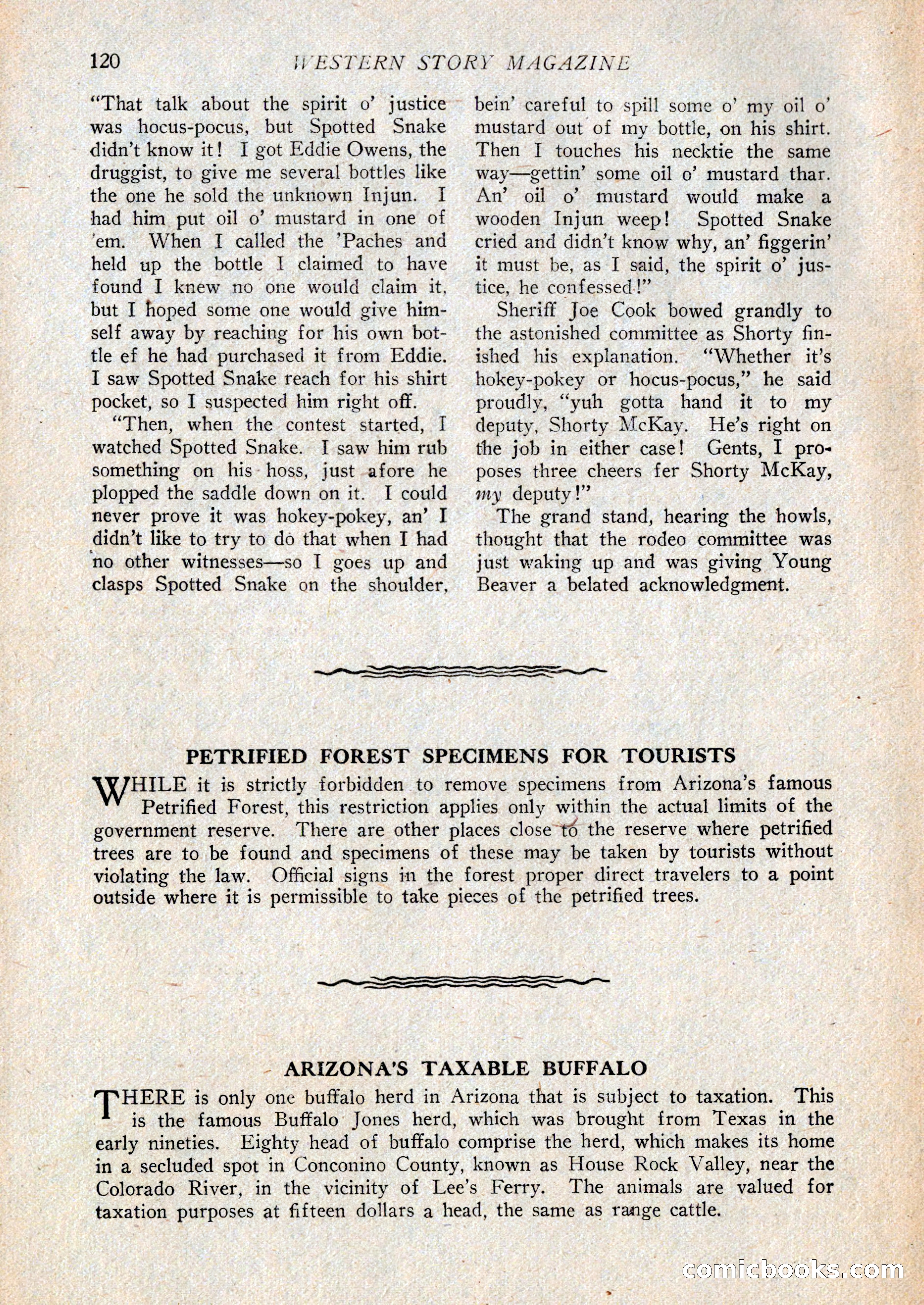 Western Story Magazine, February 27, 1926 — page 122 of 148