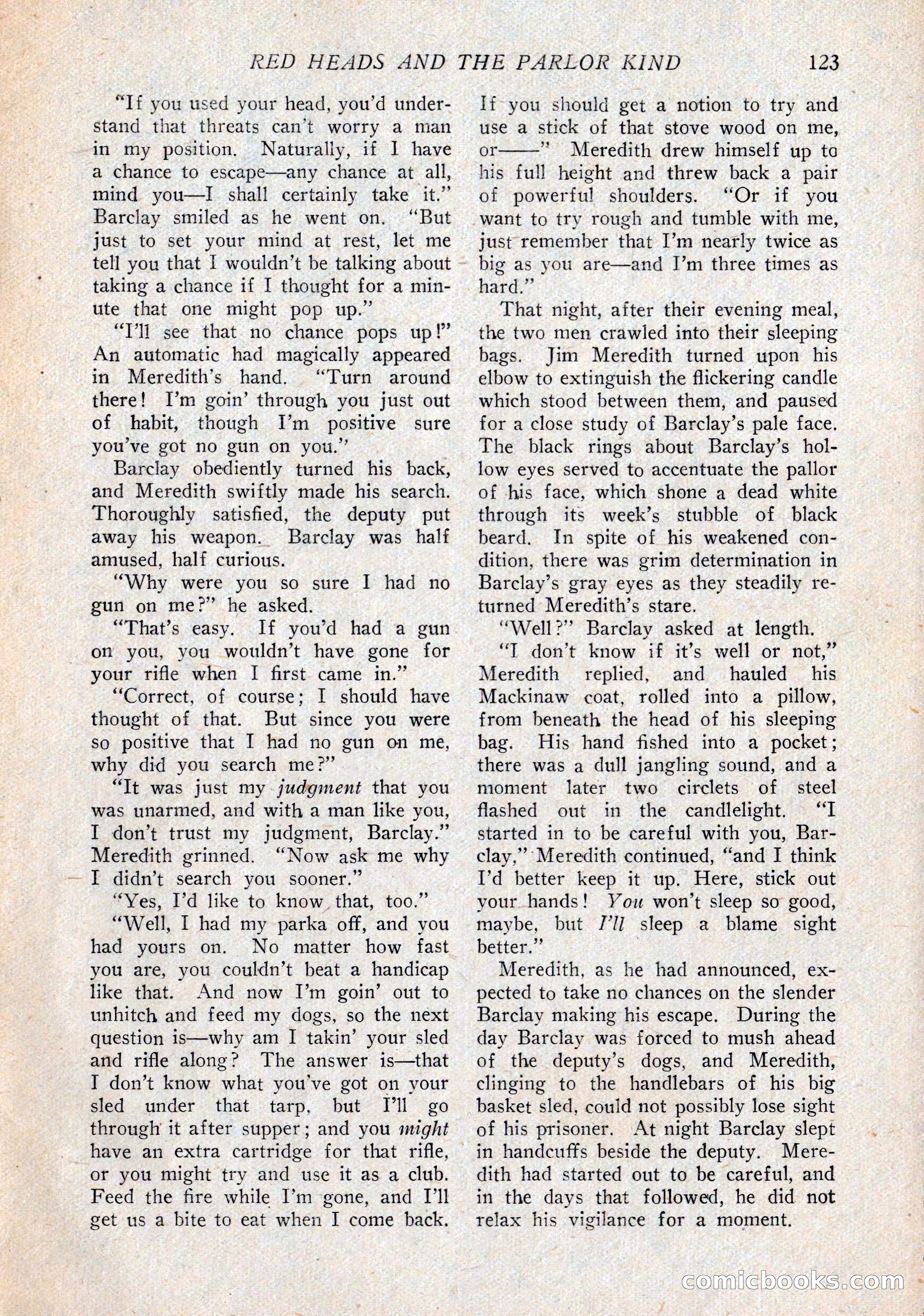 Western Story Magazine, February 27, 1926 — page 125 of 148
