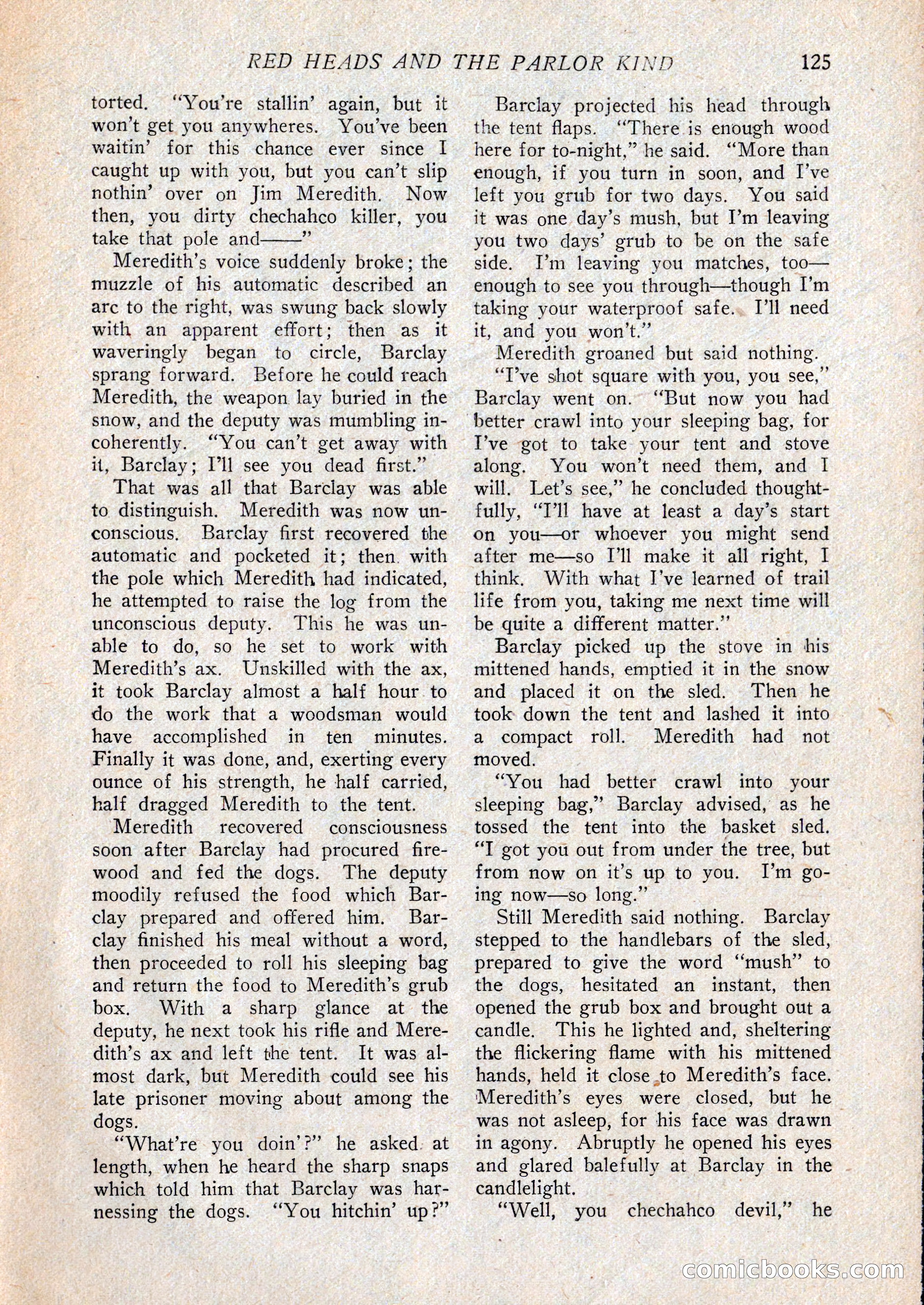 Western Story Magazine, February 27, 1926 — page 127 of 148