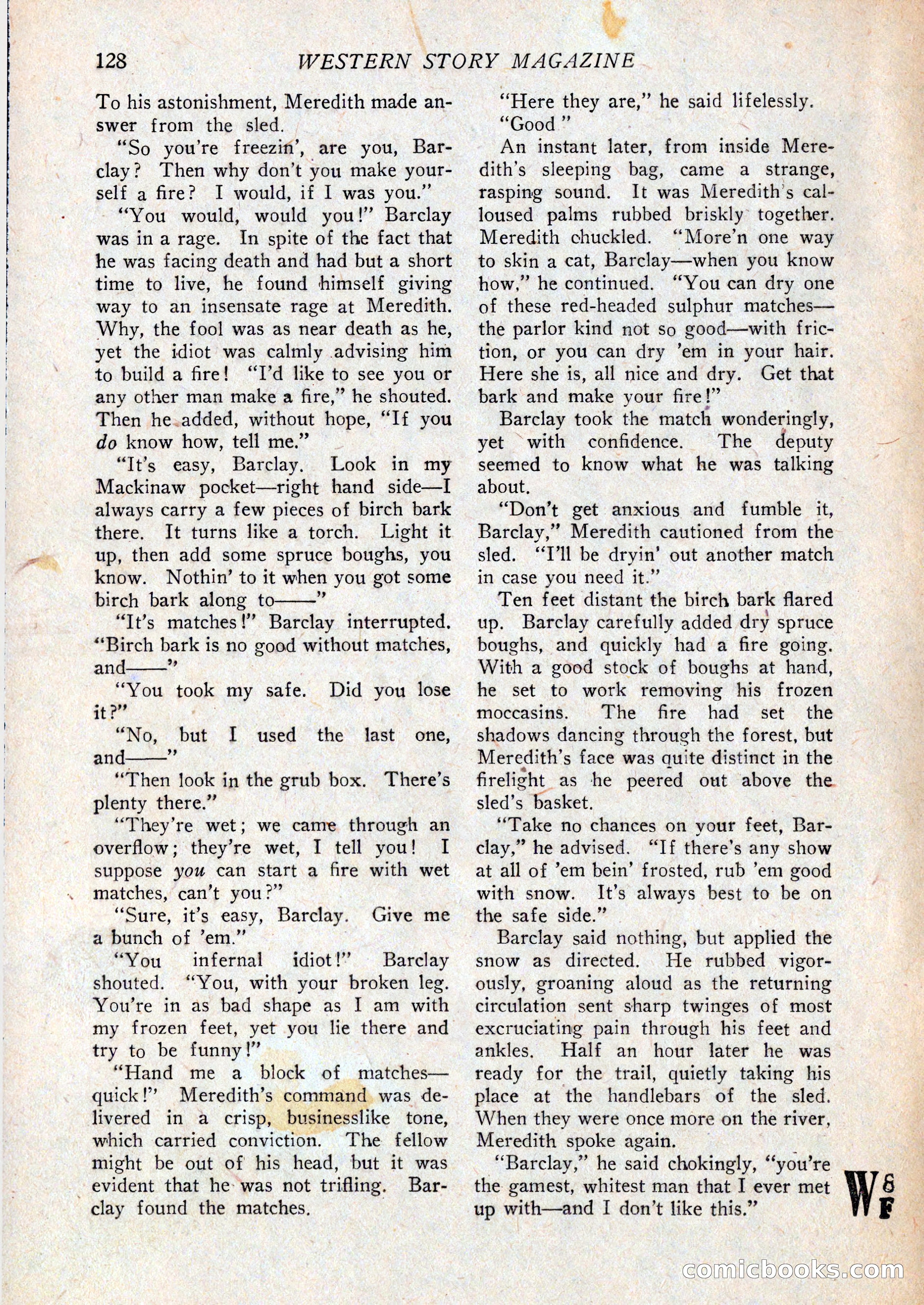 Western Story Magazine, February 27, 1926 — page 130 of 148