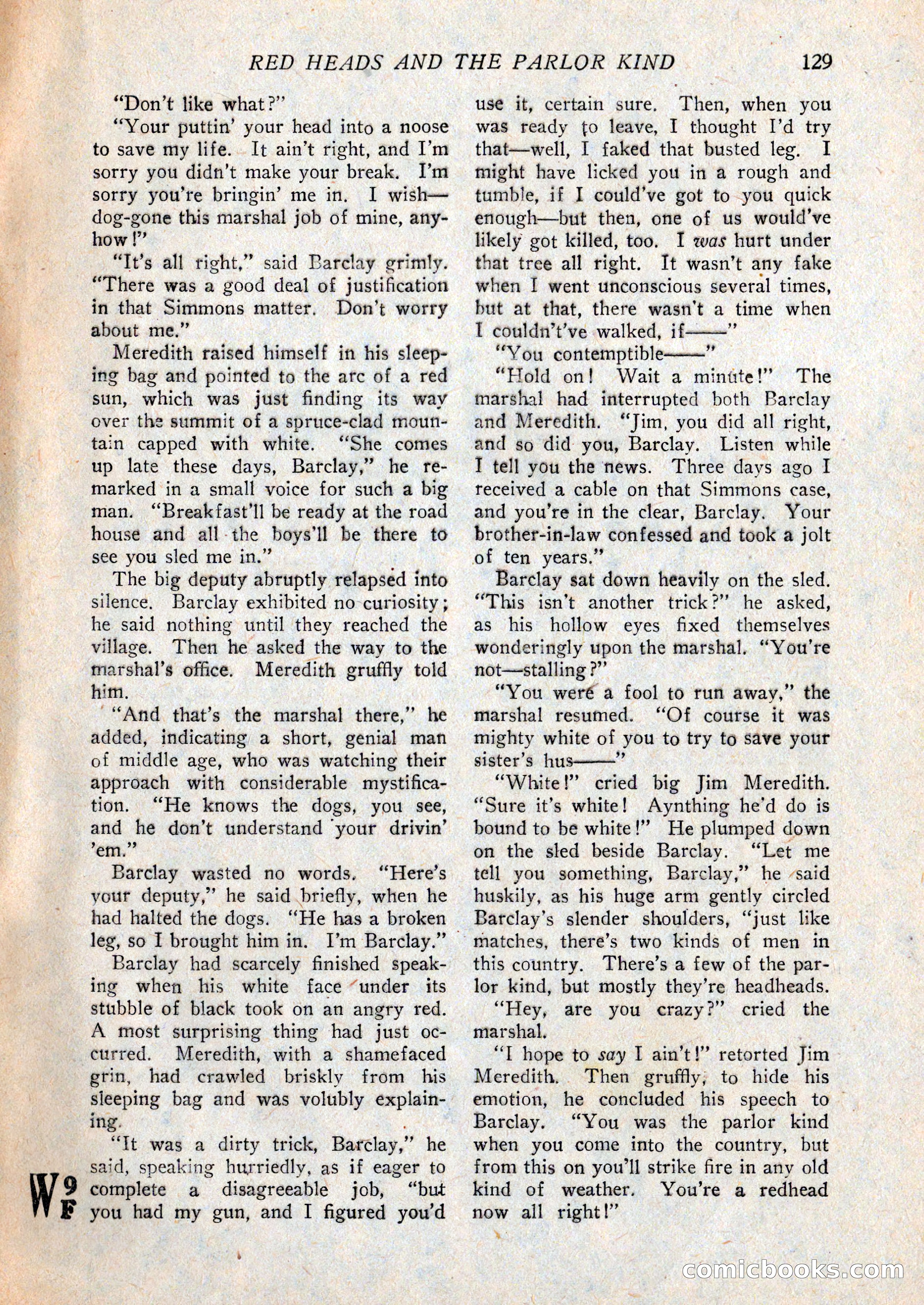 Western Story Magazine, February 27, 1926 — page 131 of 148