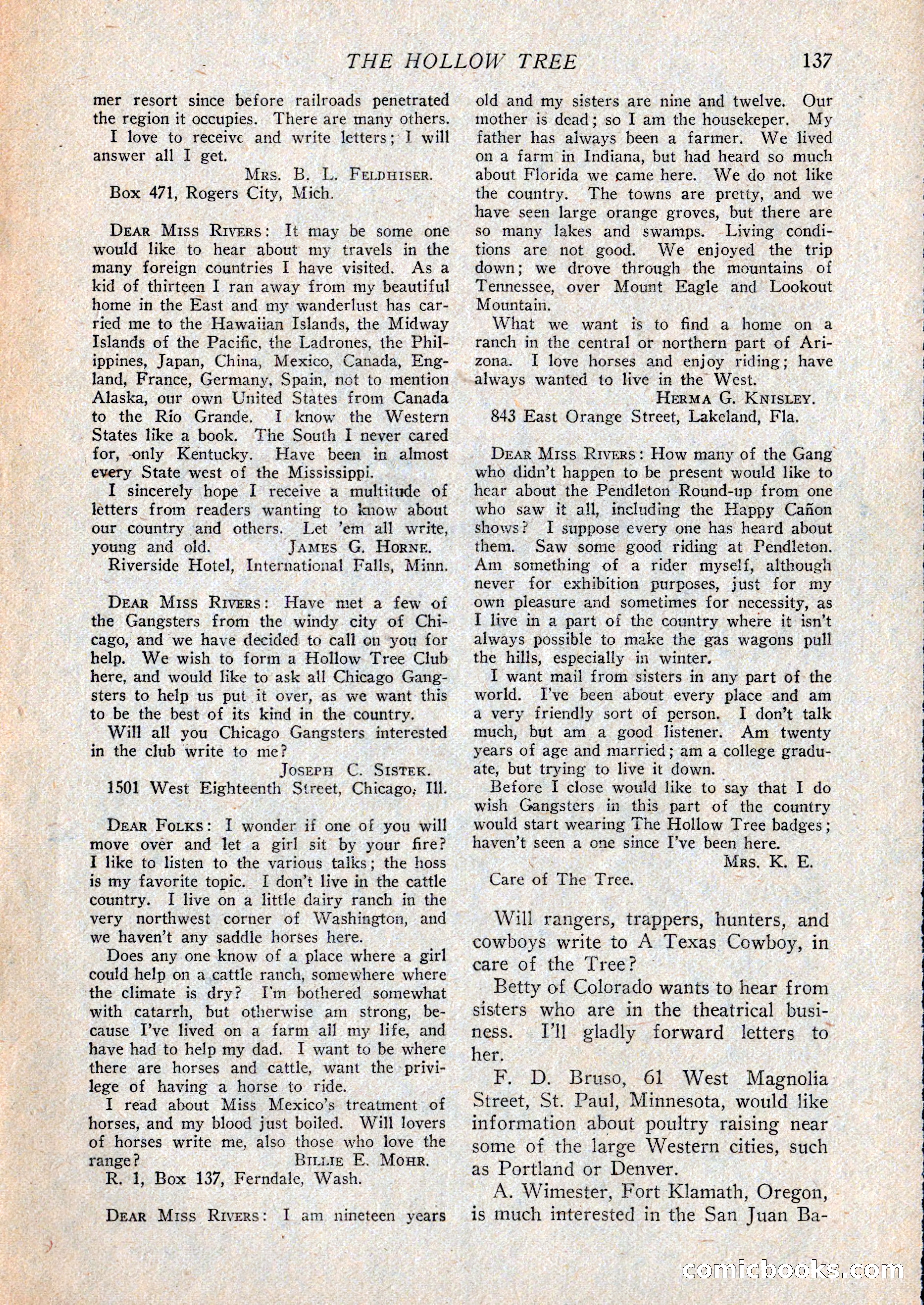 Western Story Magazine, February 27, 1926 — page 139 of 148