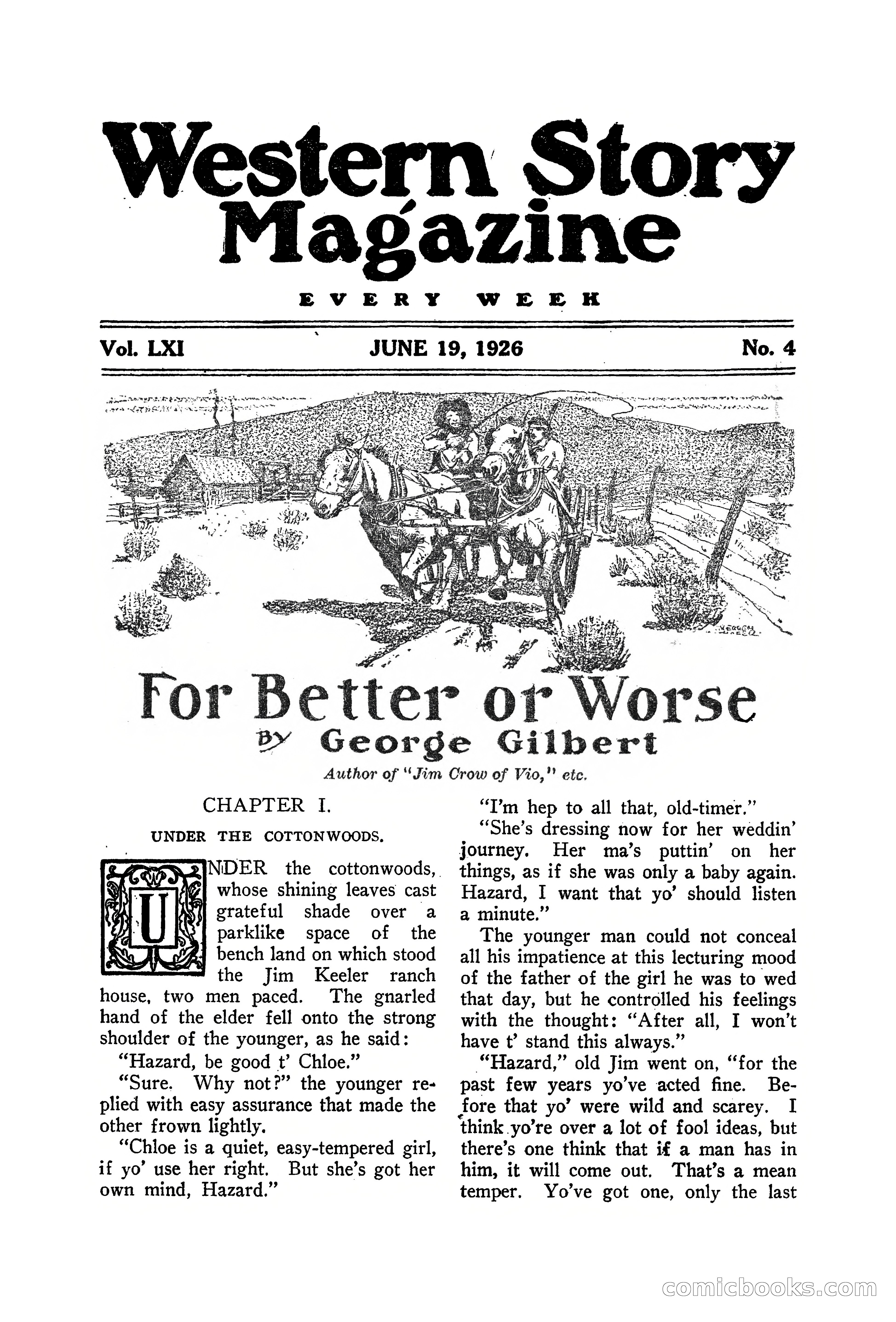Western Story Magazine, June 19, 1926 — page 5 of 148