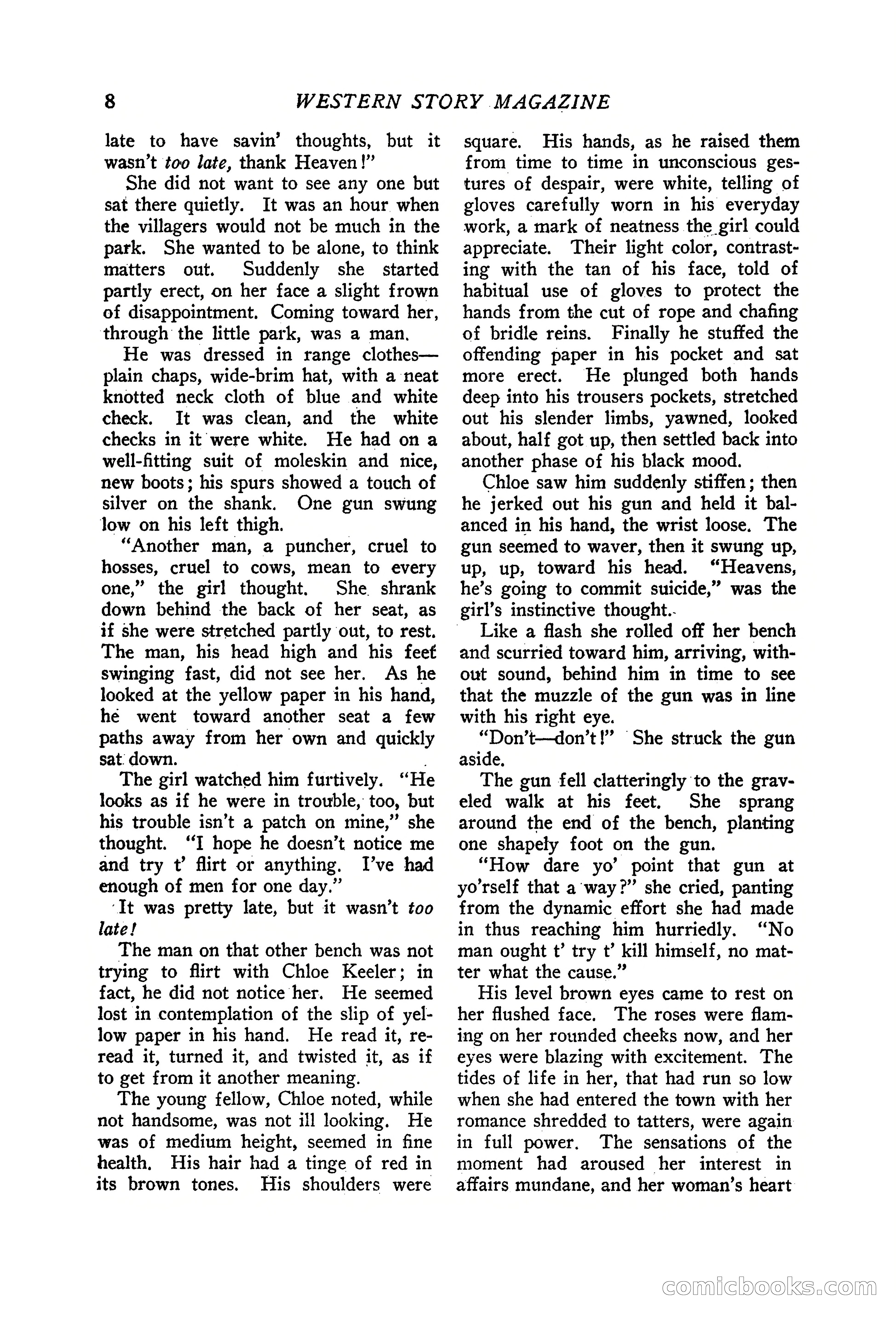 Western Story Magazine, June 19, 1926 — page 10 of 148