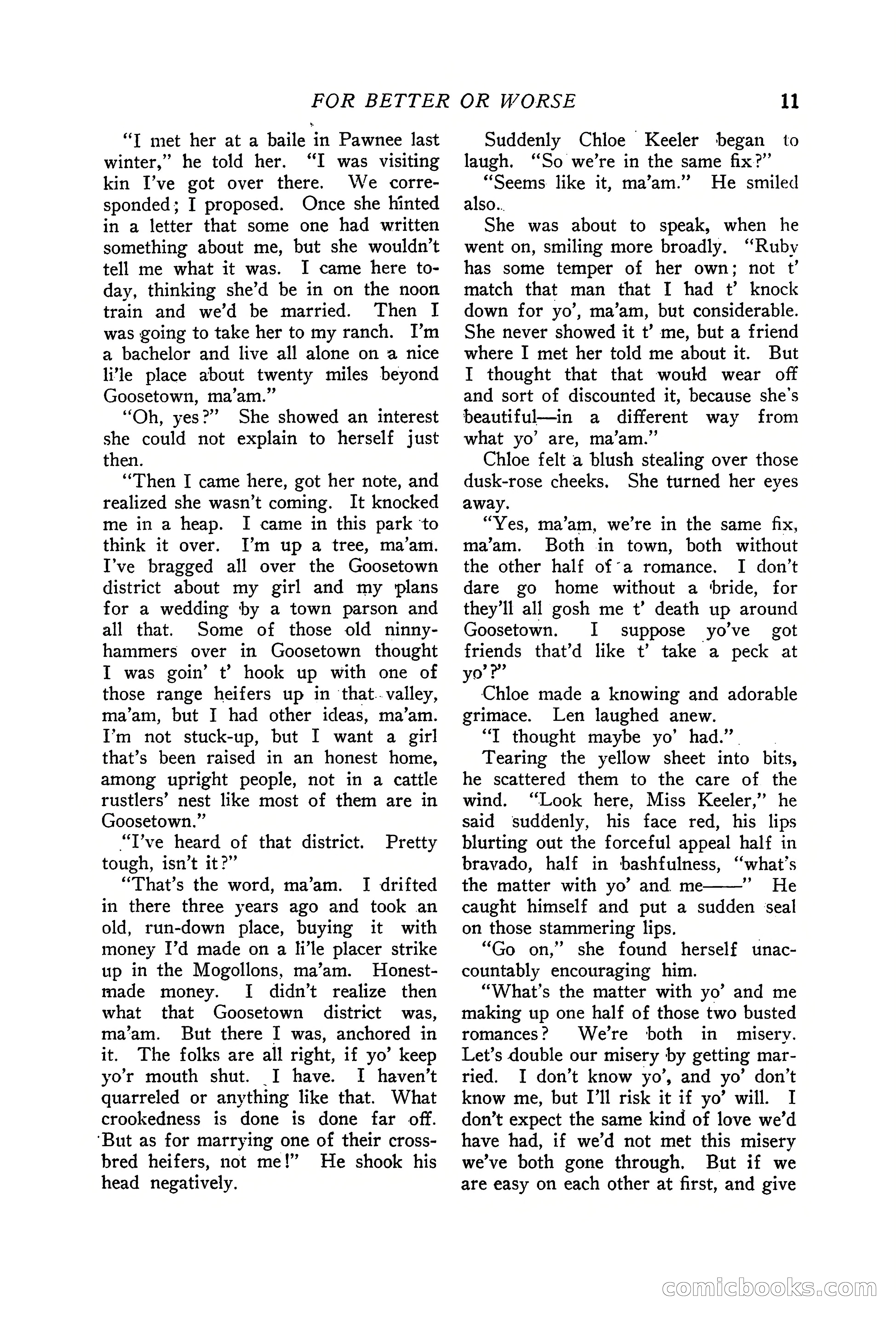 Western Story Magazine, June 19, 1926 — page 13 of 148