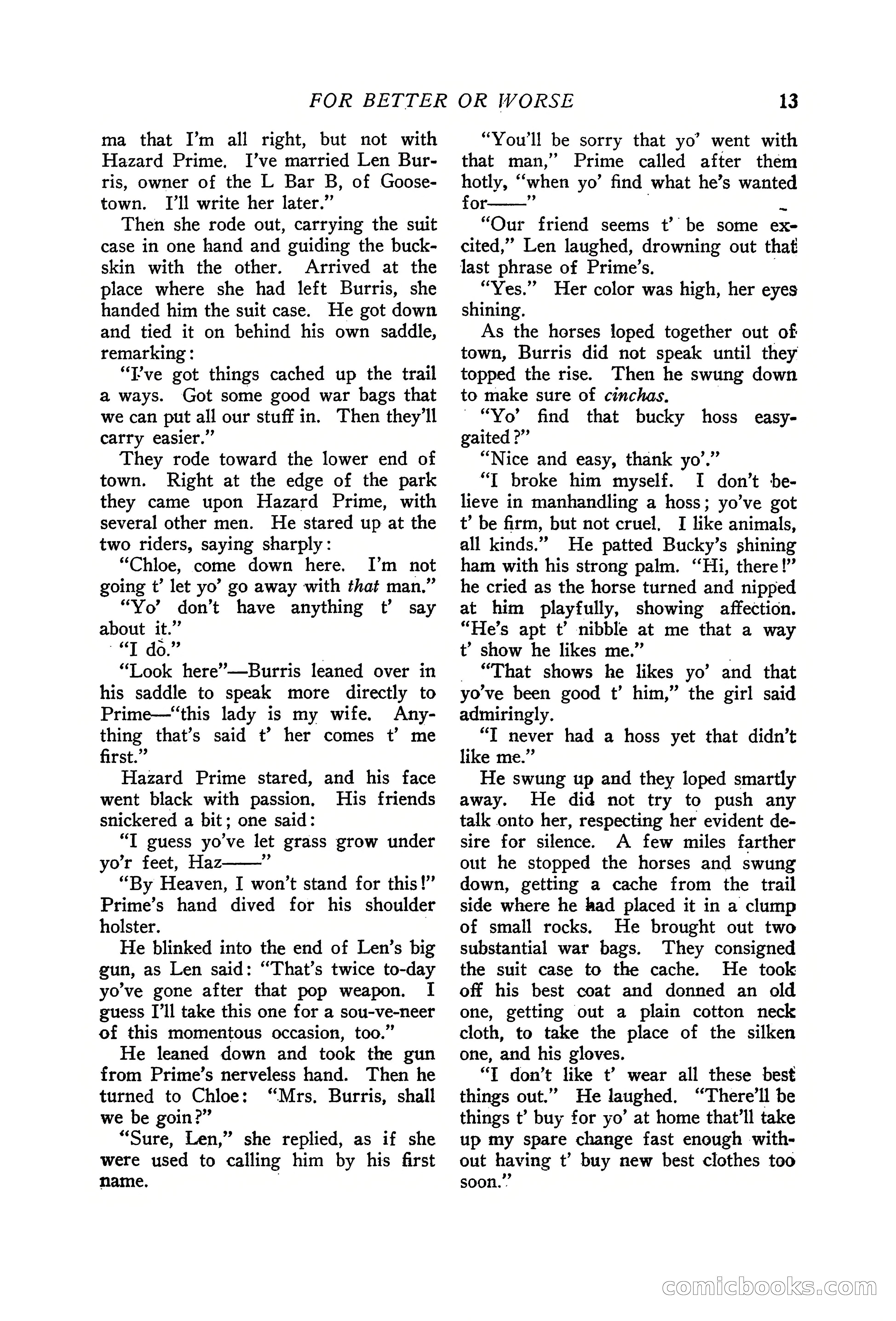 Western Story Magazine, June 19, 1926 — page 15 of 148
