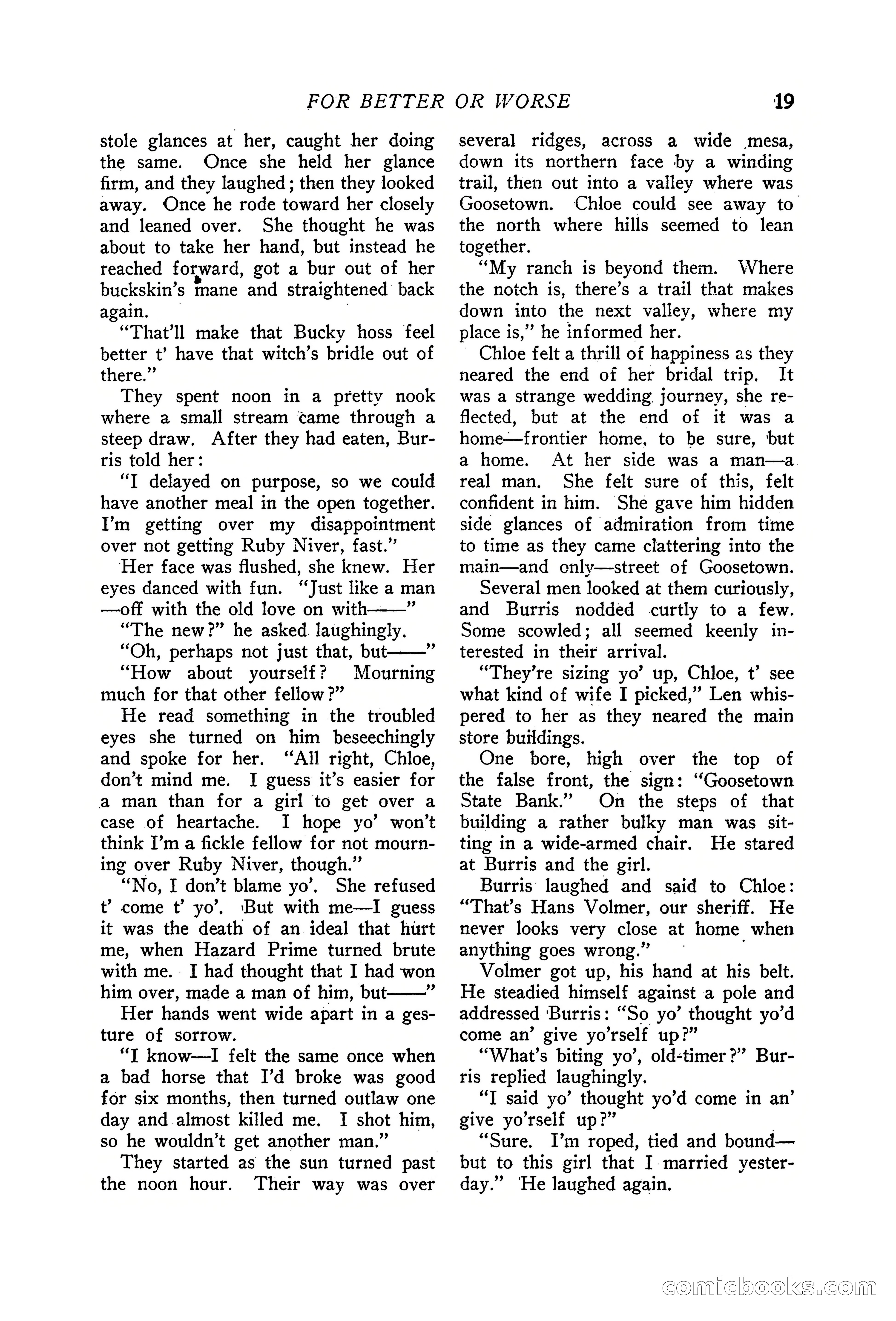 Western Story Magazine, June 19, 1926 — page 21 of 148