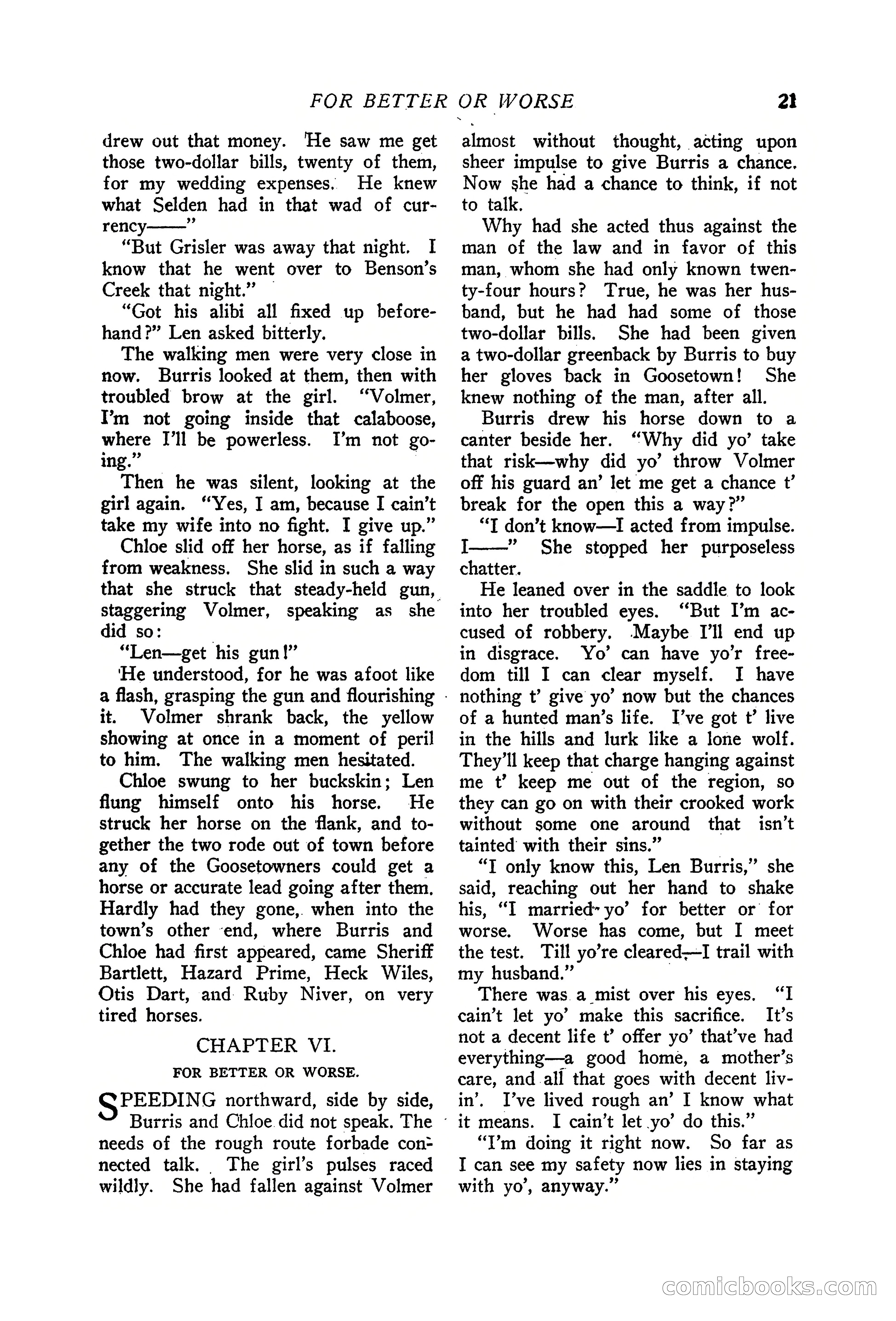 Western Story Magazine, June 19, 1926 — page 23 of 148