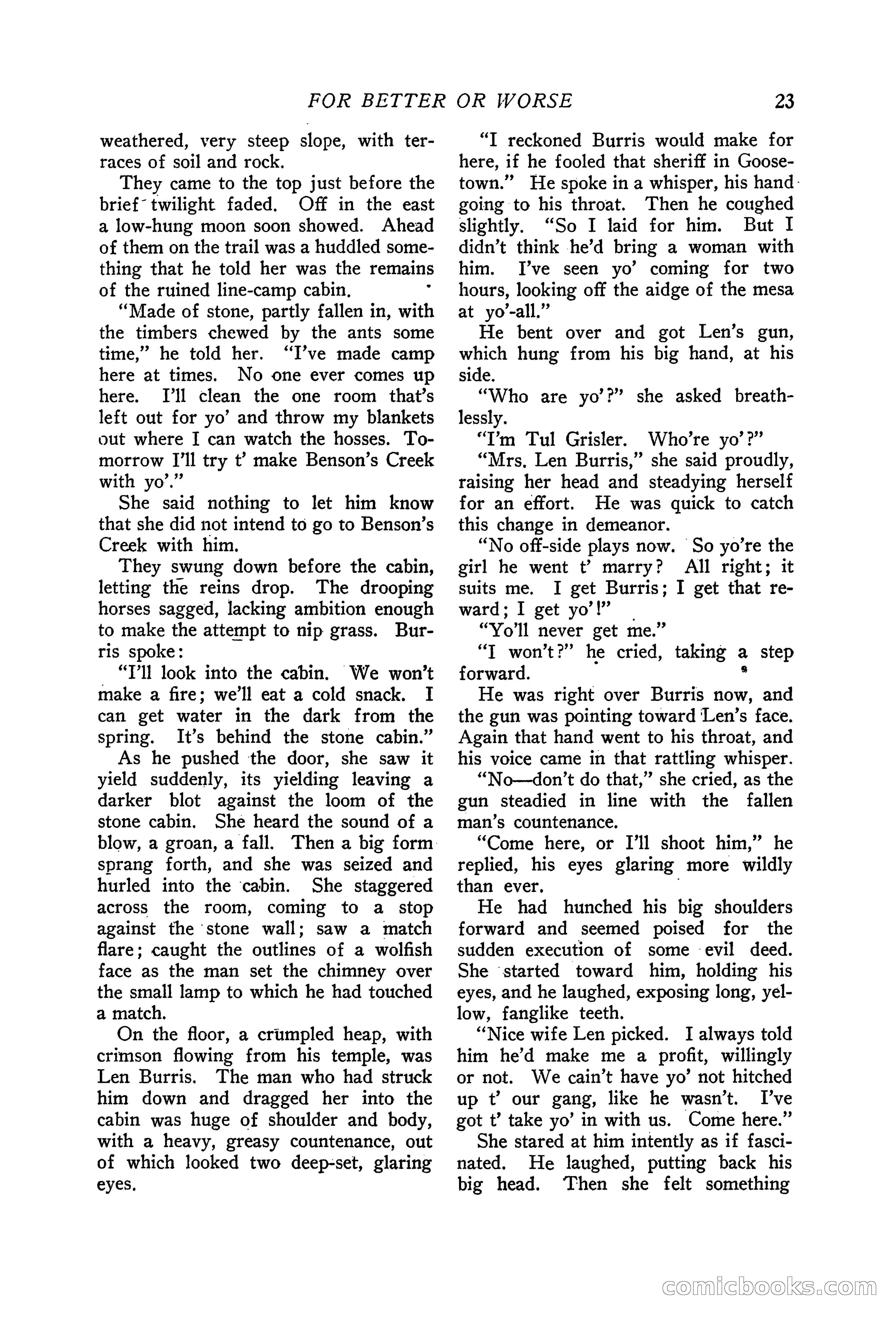 Western Story Magazine, June 19, 1926 — page 25 of 148