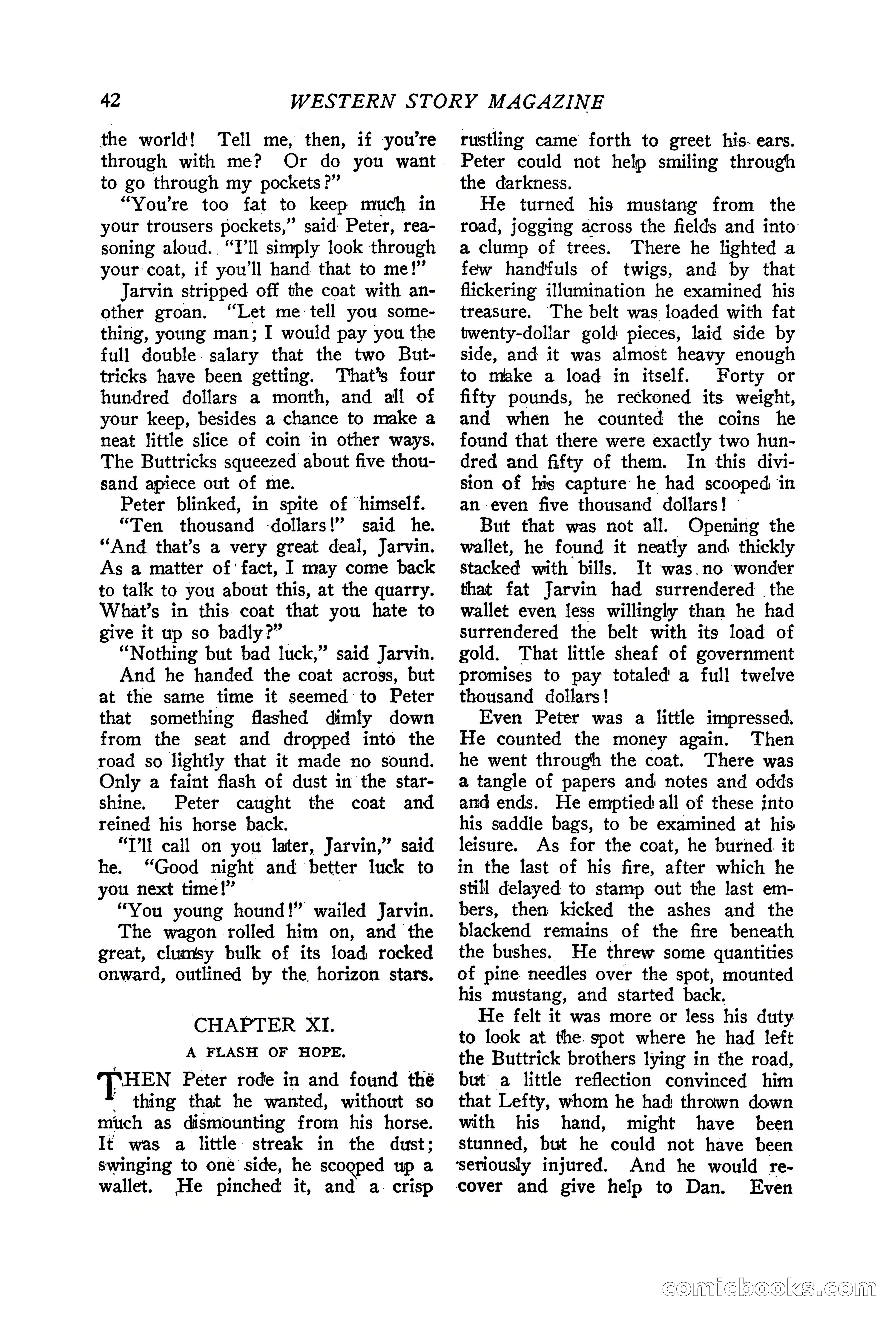 Western Story Magazine, June 19, 1926 — page 44 of 148