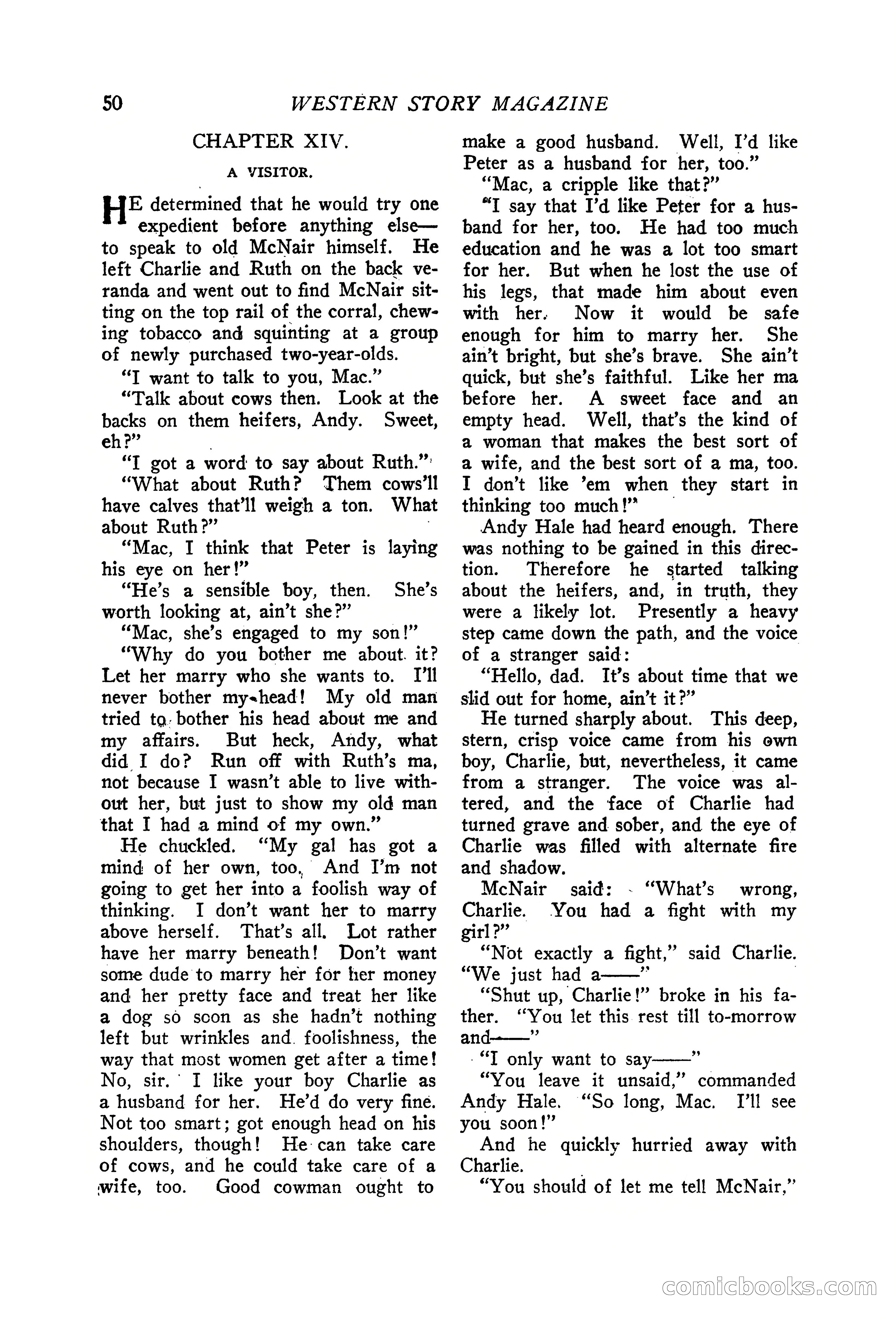 Western Story Magazine, June 19, 1926 — page 52 of 148