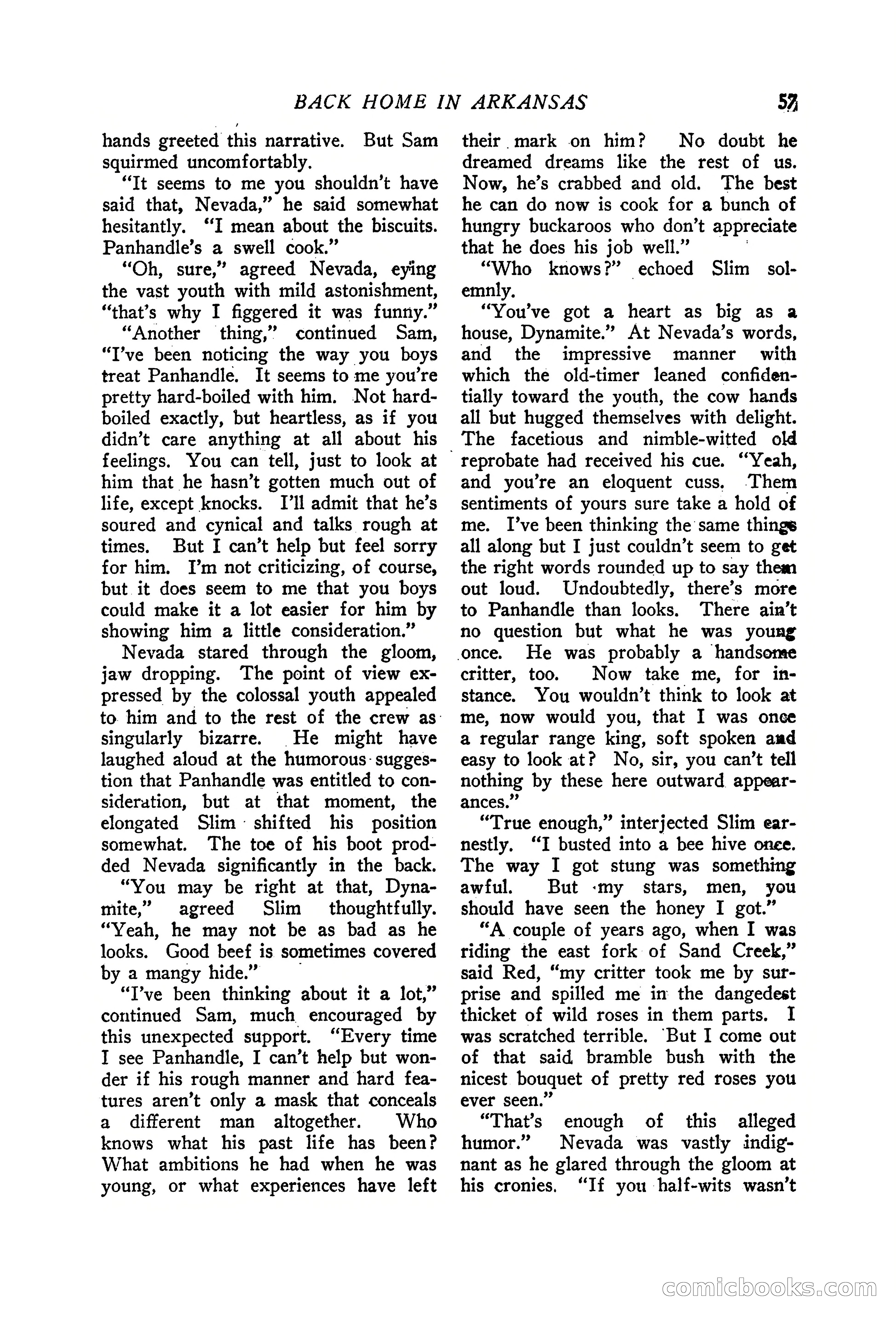 Western Story Magazine, June 19, 1926 — page 59 of 148
