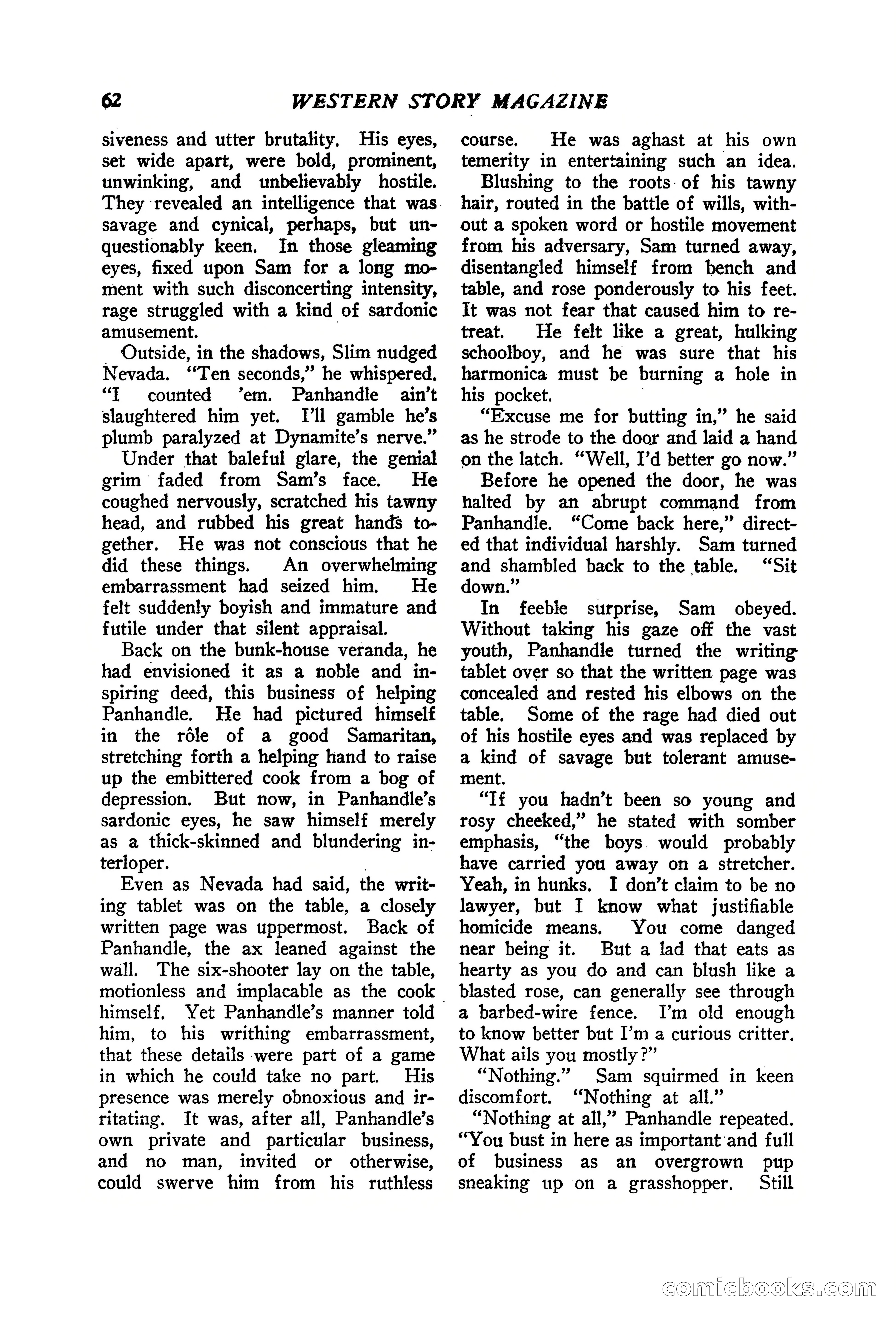 Western Story Magazine, June 19, 1926 — page 64 of 148