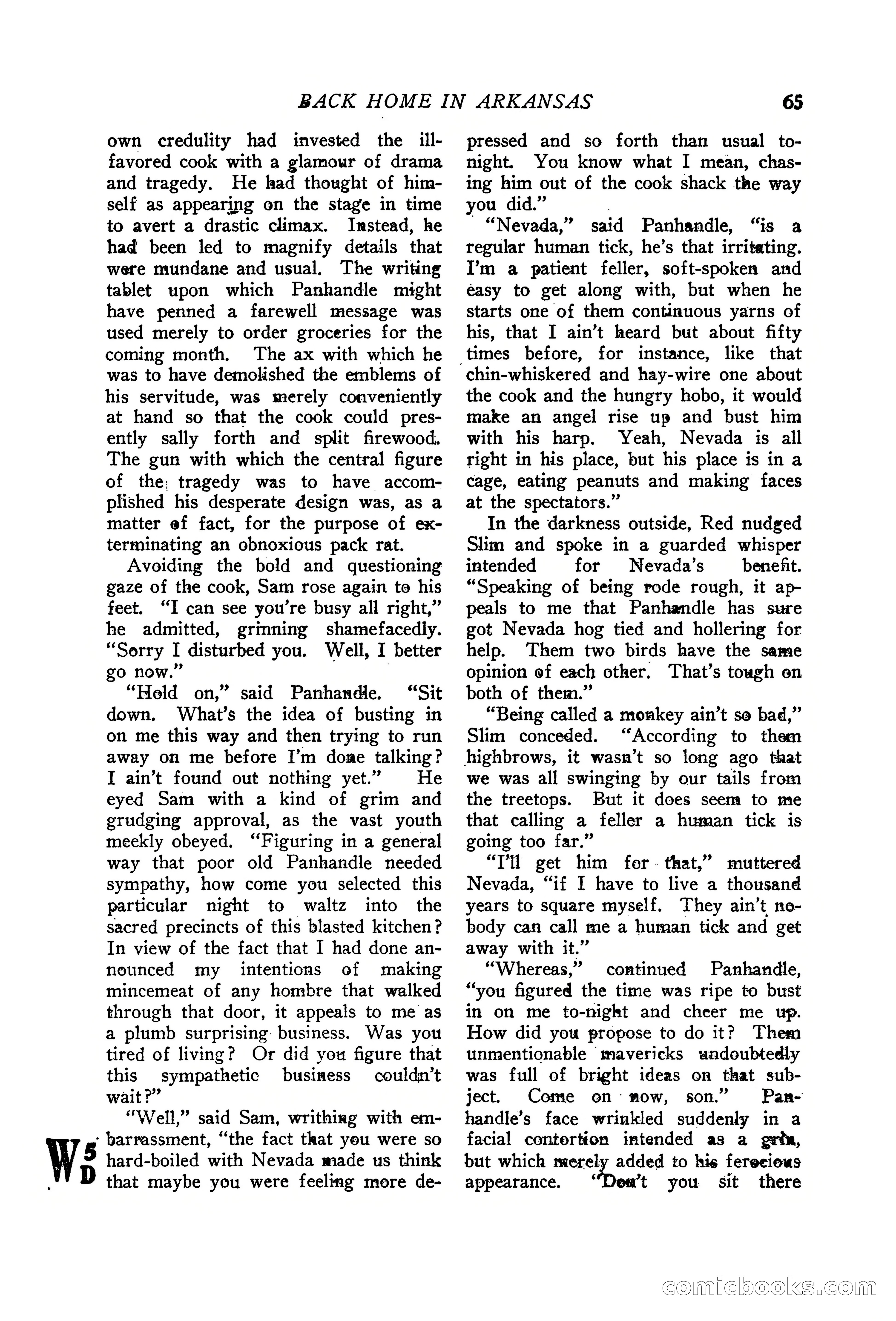 Western Story Magazine, June 19, 1926 — page 67 of 148