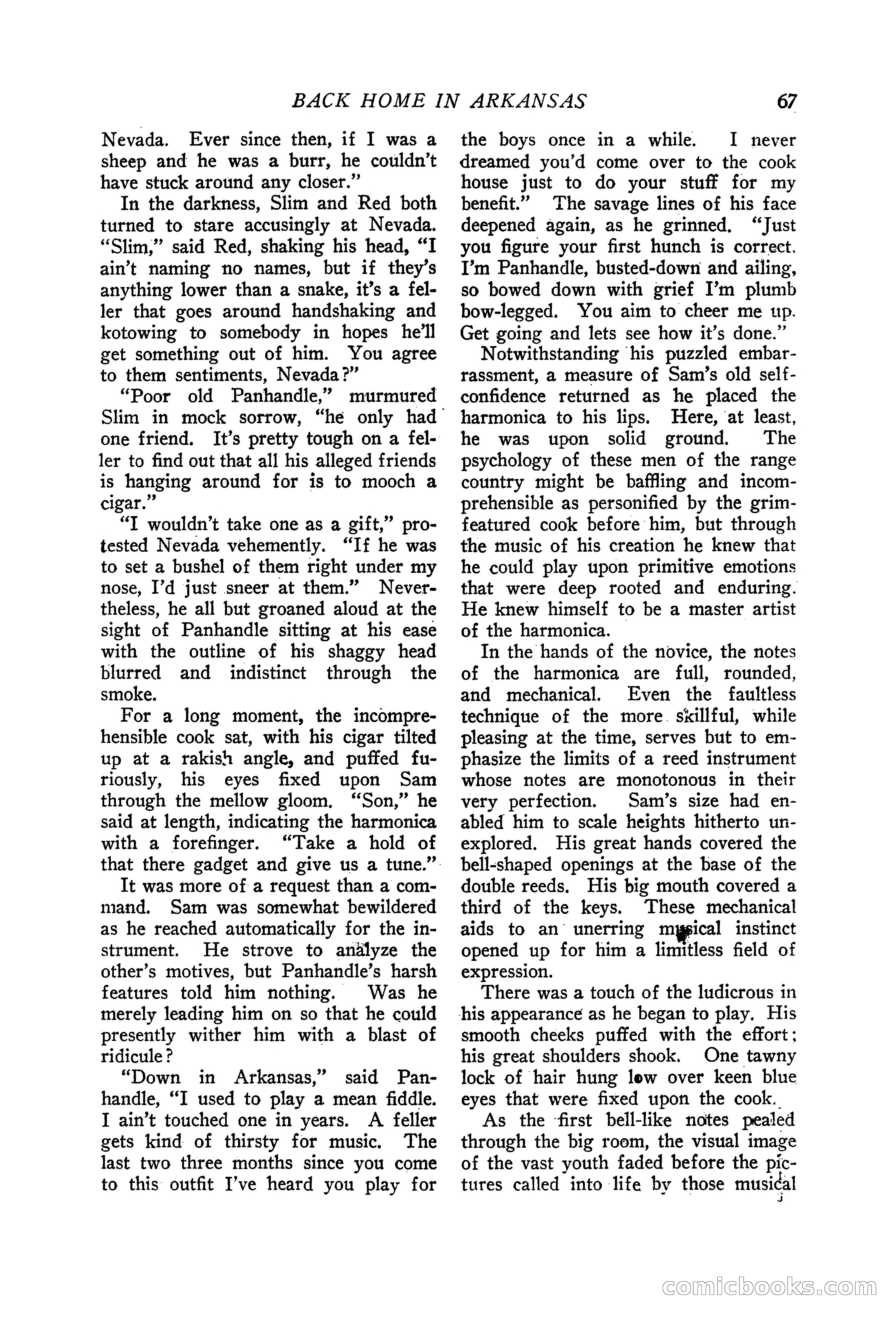 Western Story Magazine, June 19, 1926 — page 69 of 148