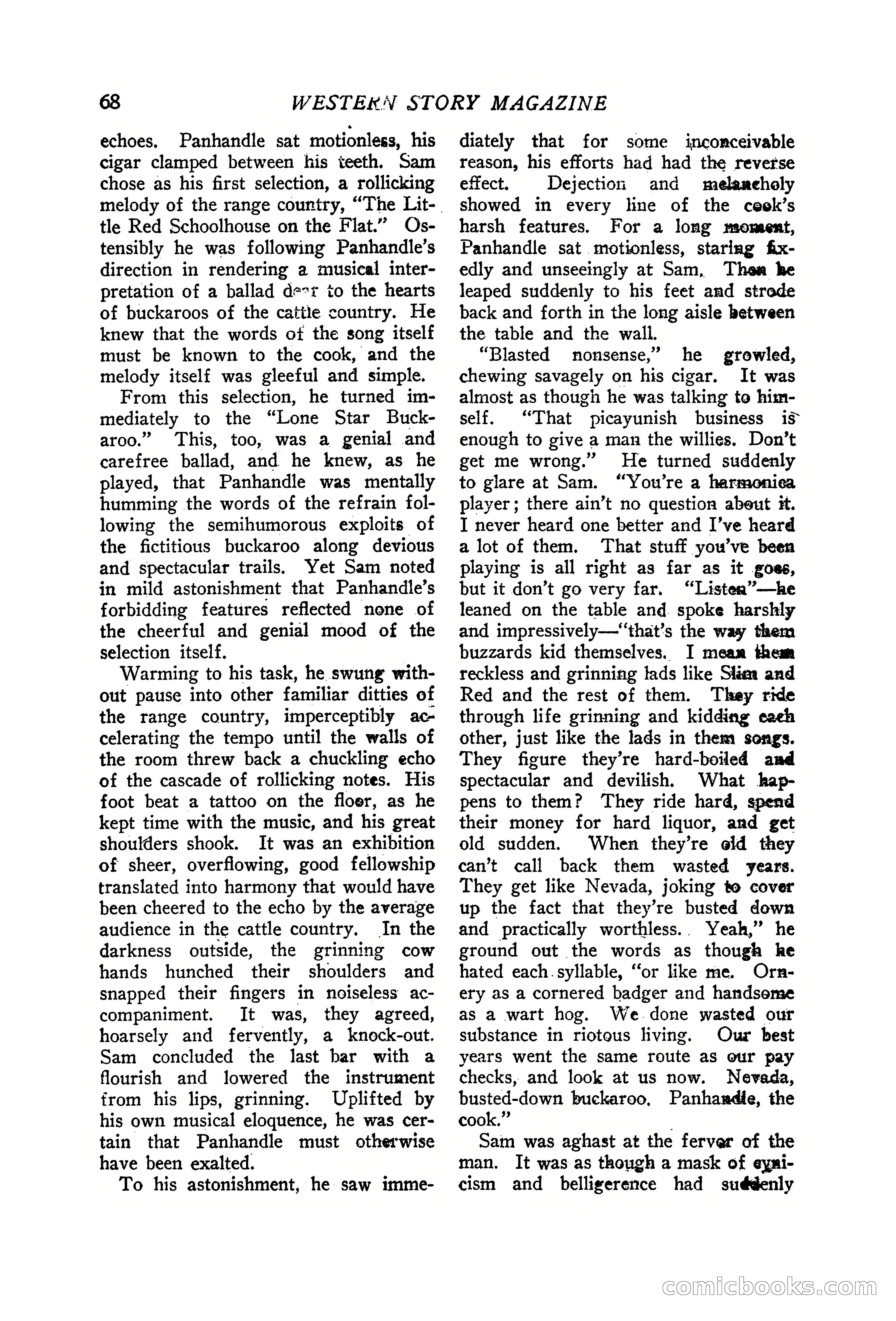 Western Story Magazine, June 19, 1926 — page 70 of 148