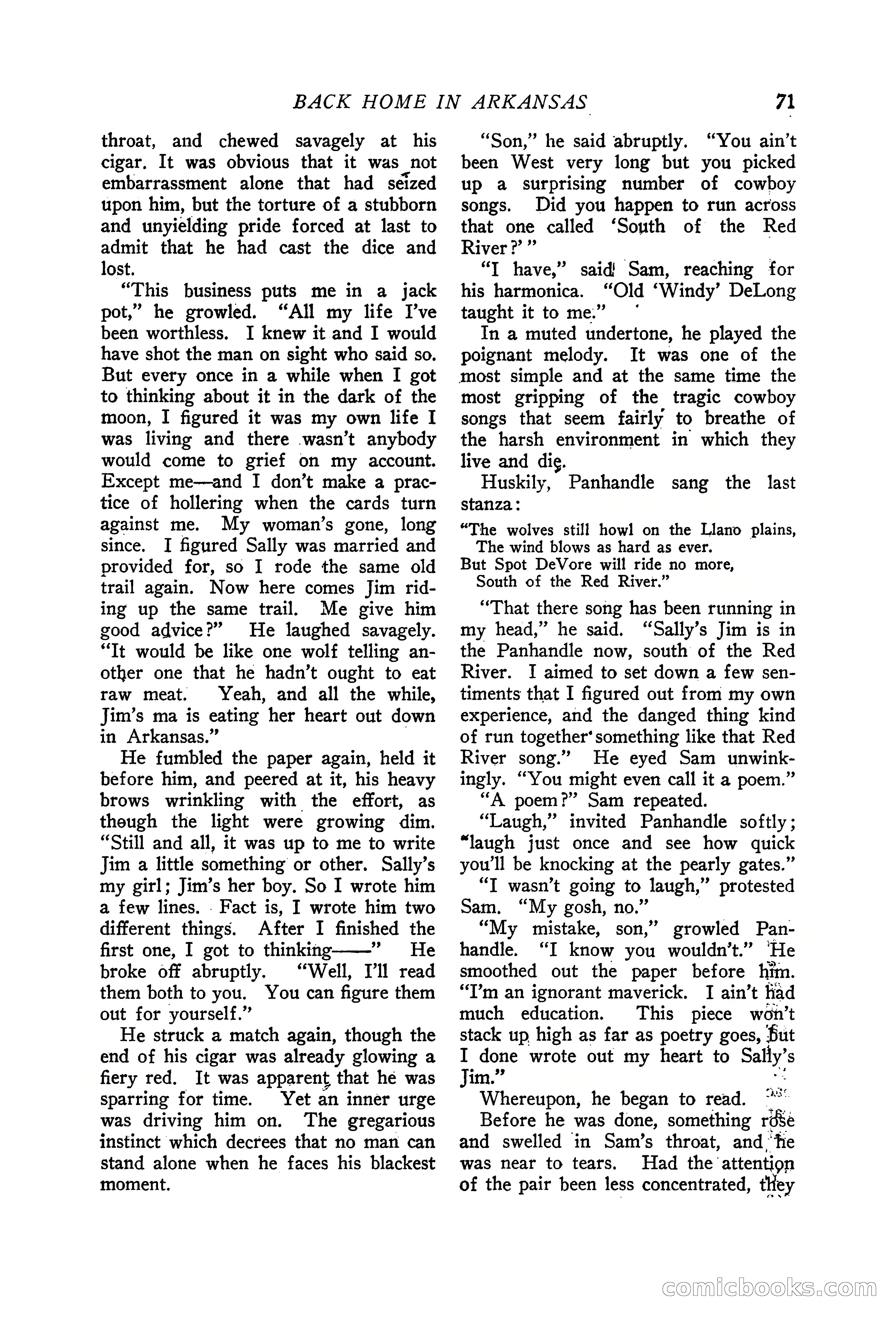 Western Story Magazine, June 19, 1926 — page 73 of 148