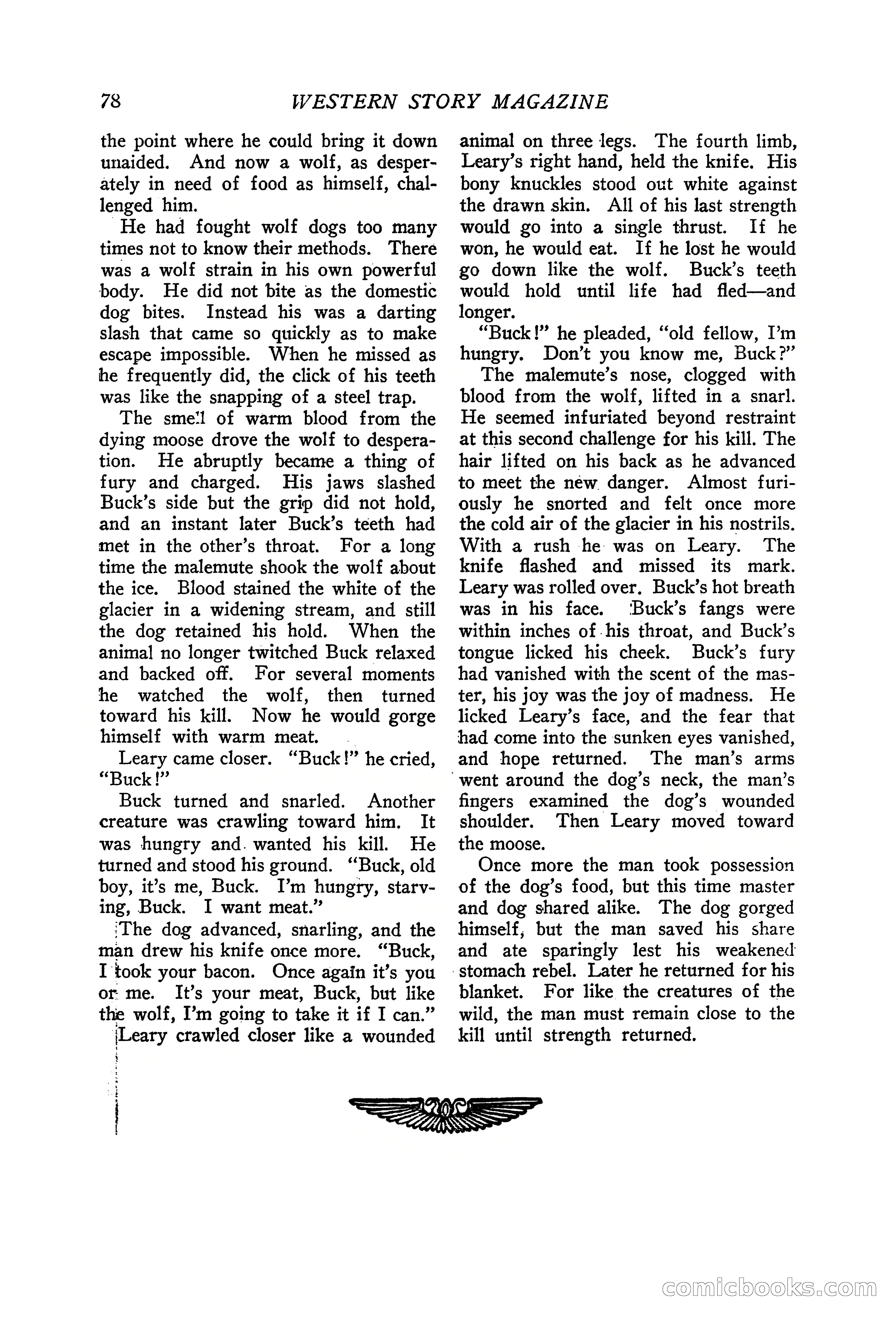Western Story Magazine, June 19, 1926 — page 80 of 148
