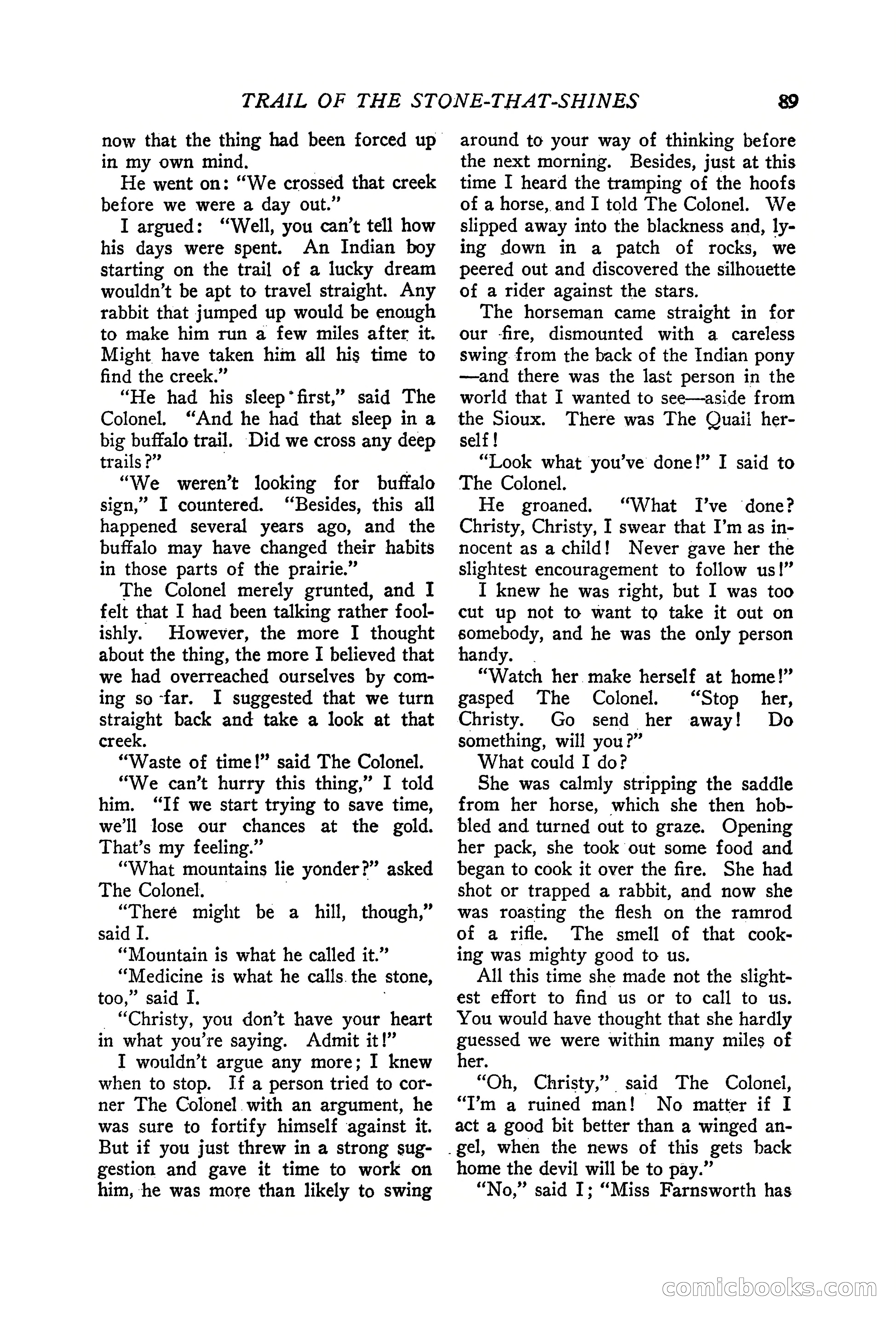 Western Story Magazine, June 19, 1926 — page 91 of 148
