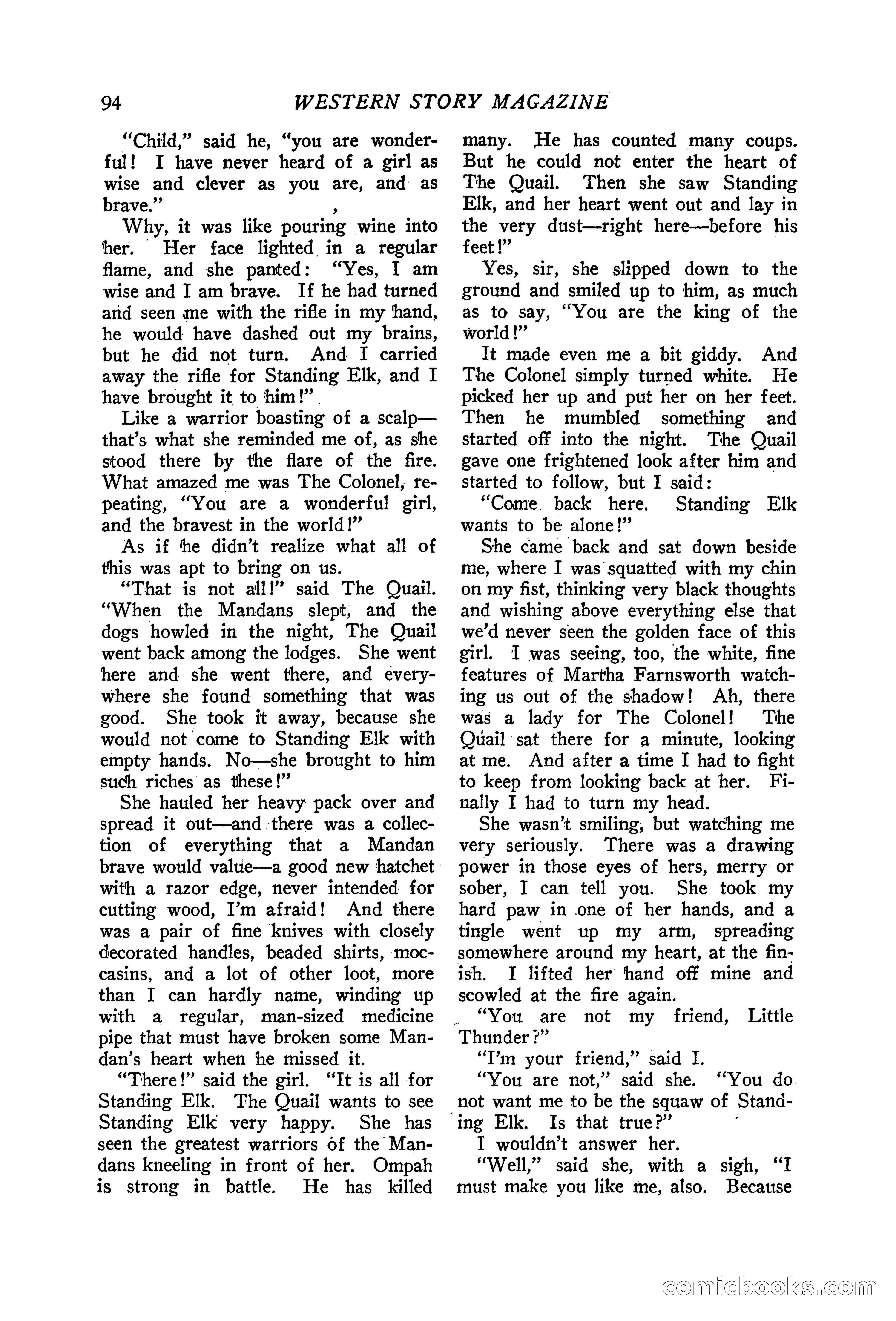 Western Story Magazine, June 19, 1926 — page 96 of 148