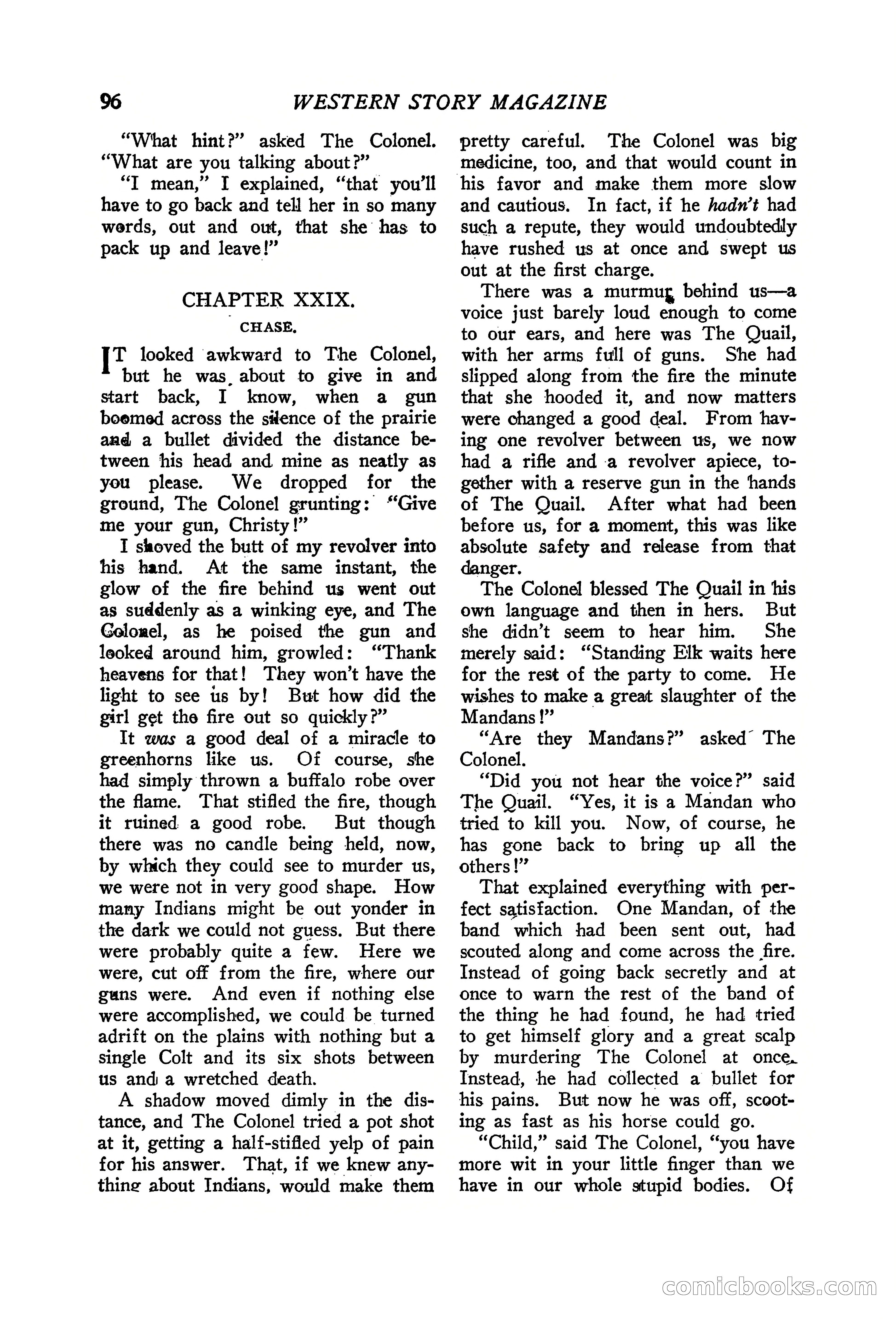Western Story Magazine, June 19, 1926 — page 98 of 148