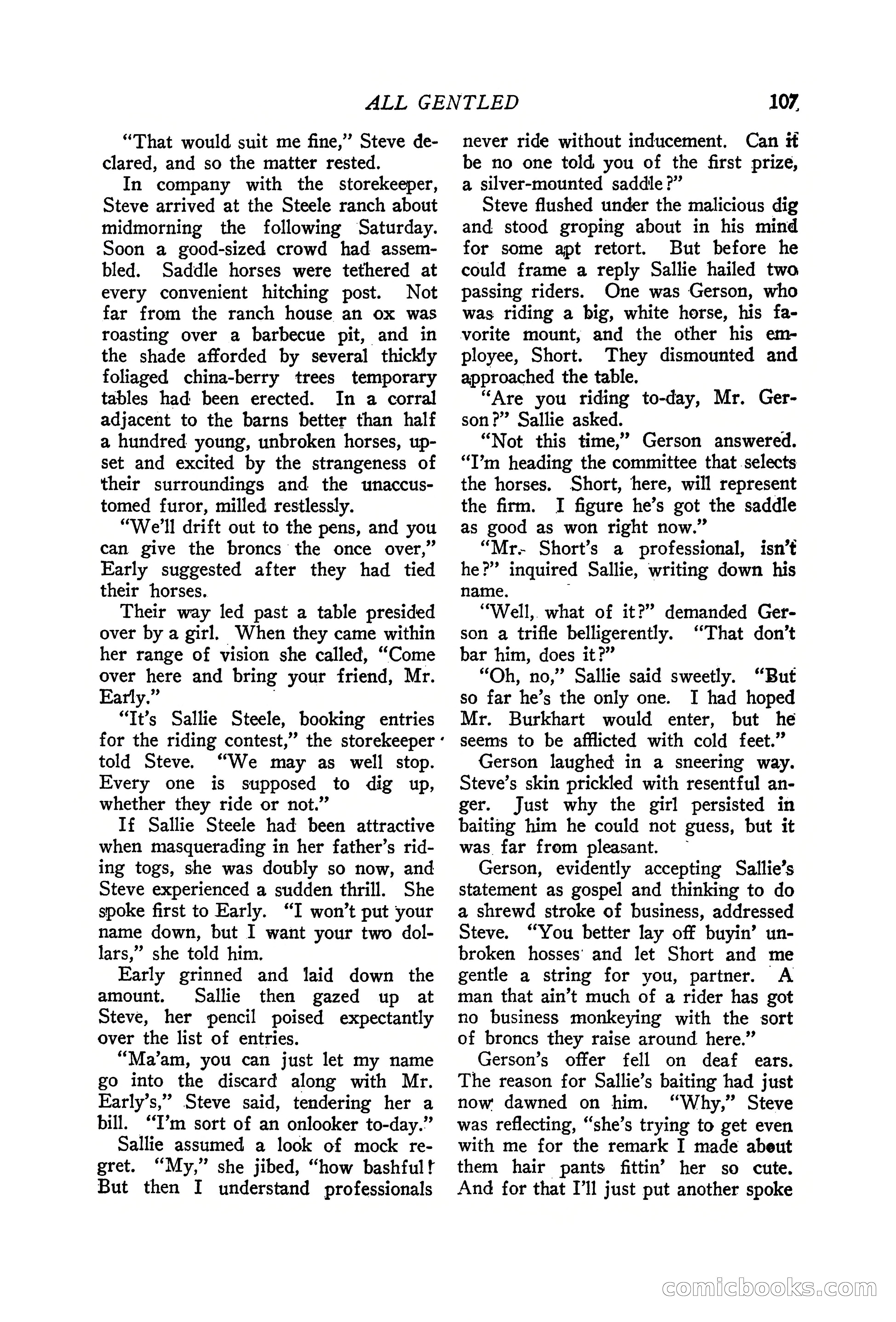 Western Story Magazine, June 19, 1926 — page 109 of 148